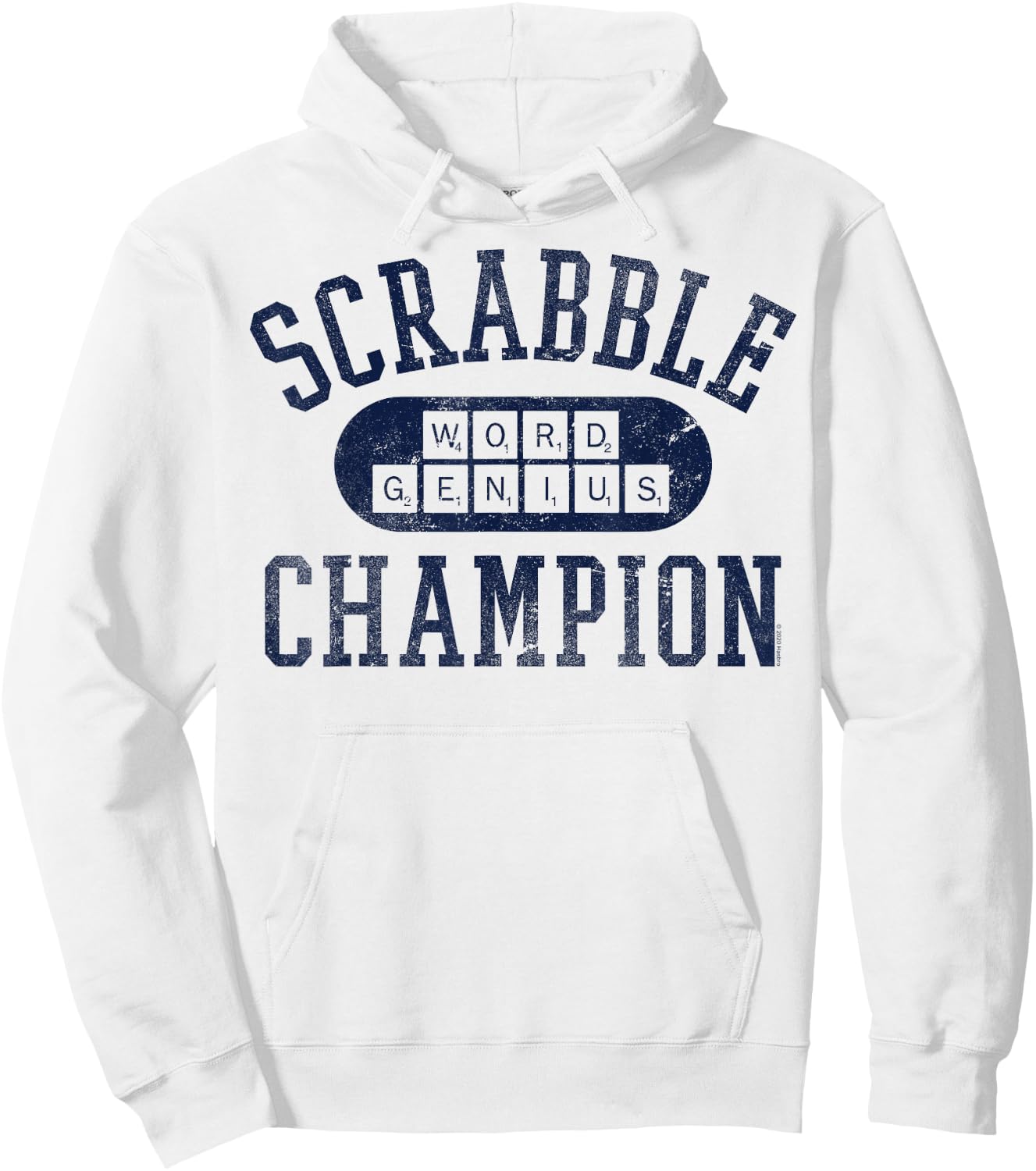 Scrabble Word Genius Scrabble Champion Hoodie - Hoodie | White