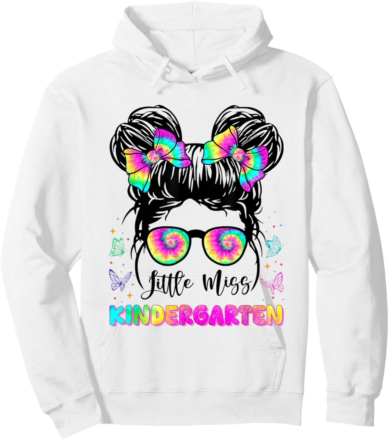 Little Miss Kindergarten Hoodie - Hoodie | White