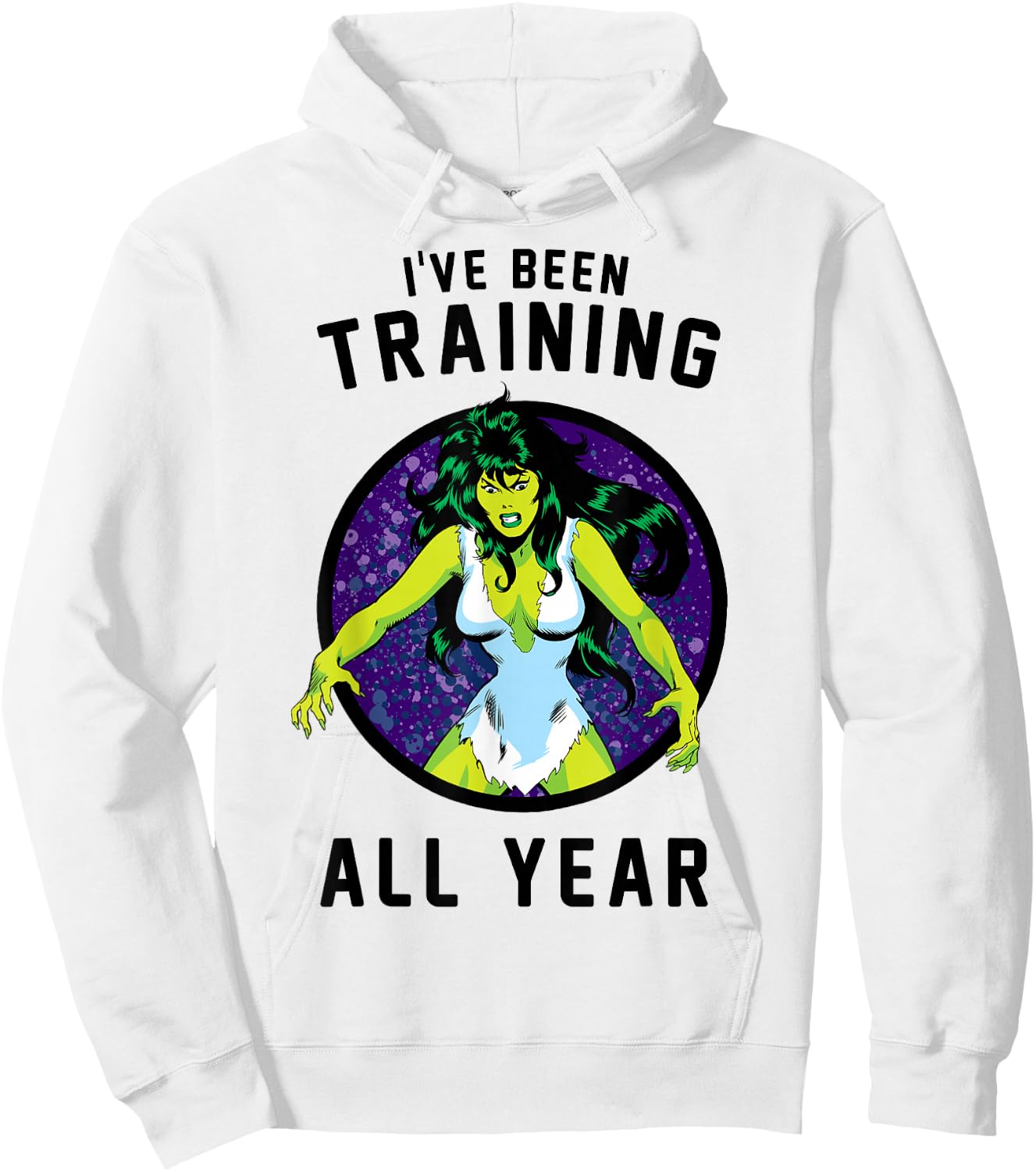 Marvel She-Hulk I've Been Training All Year Hoodie - Hoodie | White