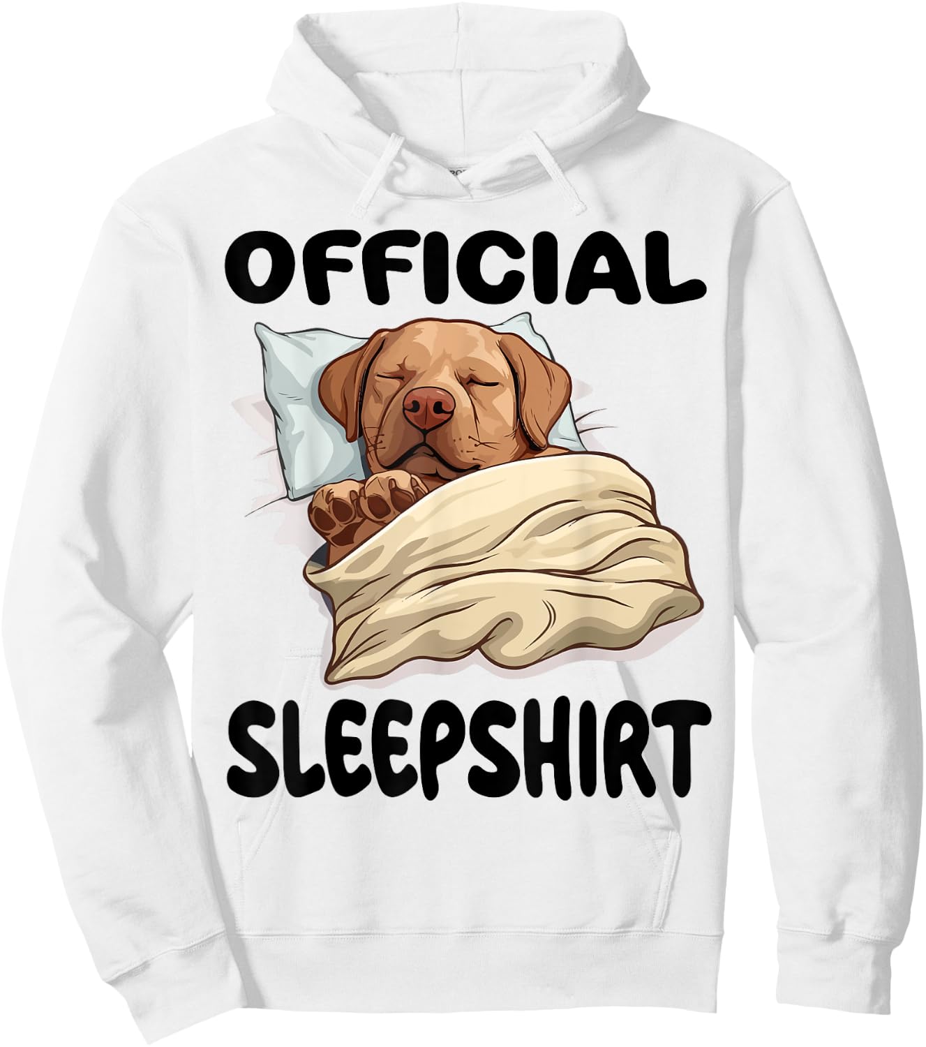Labrador Retriever Official Sleepshirt Pajamas Nightgown Hoodie - Hoodie | White