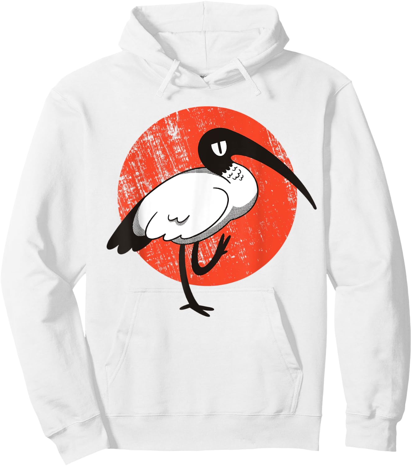 White Ibis Bird Hoodie - Hoodie | White
