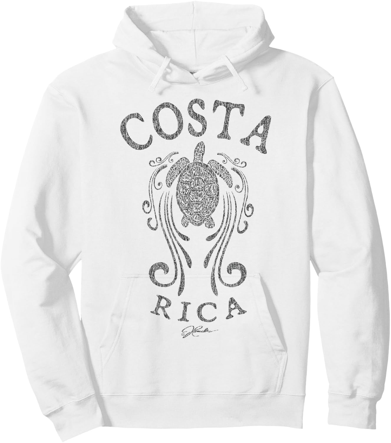 JCombs: Costa Rica, Sea Turtle in the Slipstream Hoodie - Hoodie | White