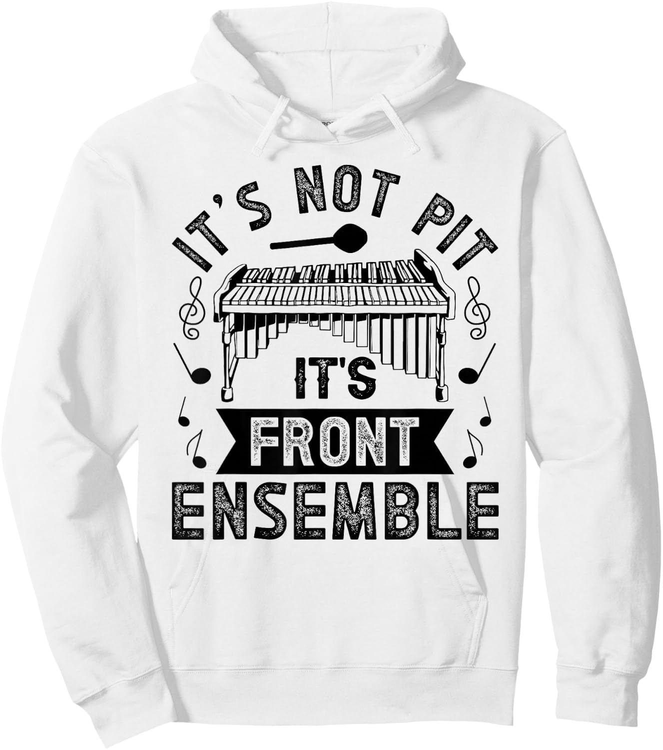Front Ensemble Marimba Player Marimba Lover Marimba Hoodie - Hoodie | White