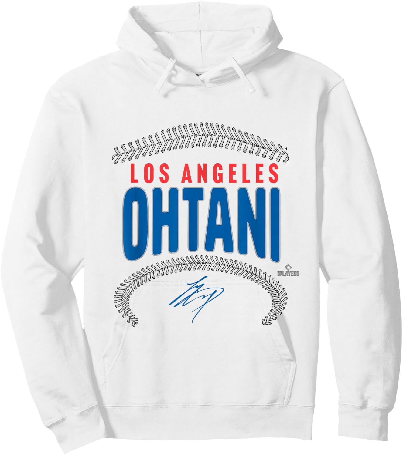 Shohei Ohtani Los Angeles Name & Number (Front & Back) MLBPA Hoodie - Hoodie | White