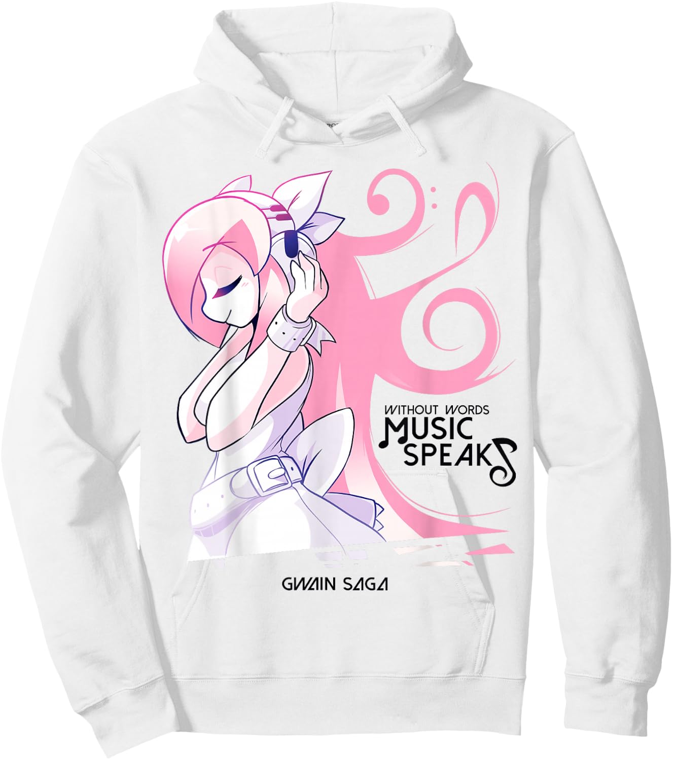 Ami Music | Gwain Saga Official Hoodie - Hoodie | White