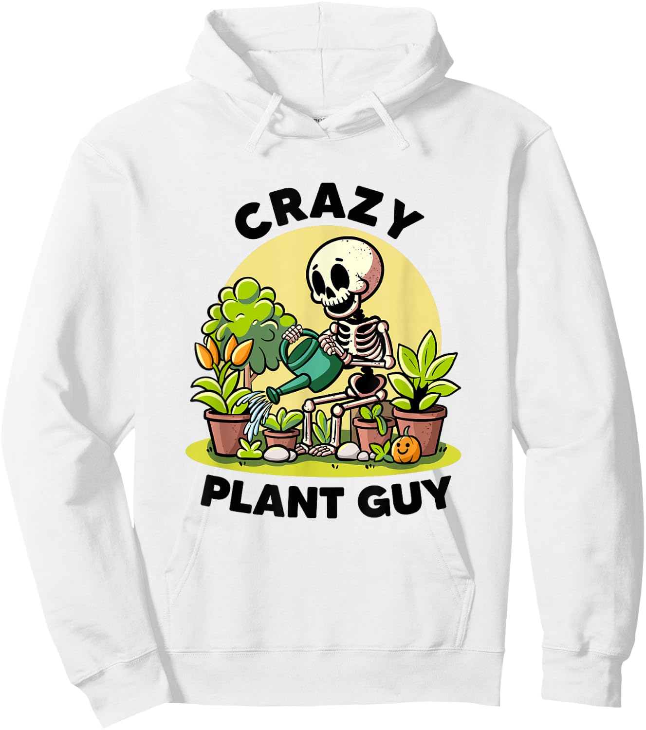 Crazy Plant Guy Plant Lovers Florist Funny Gardening Garden Hoodie - Hoodie | White