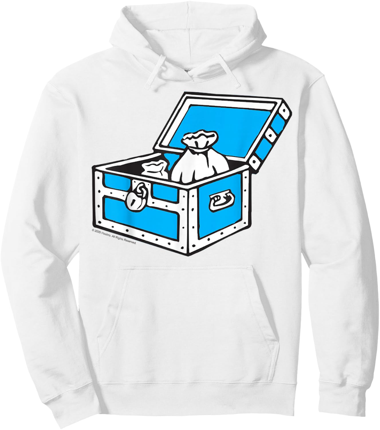 Monopoly Community Chest Logo Hoodie - Hoodie | White