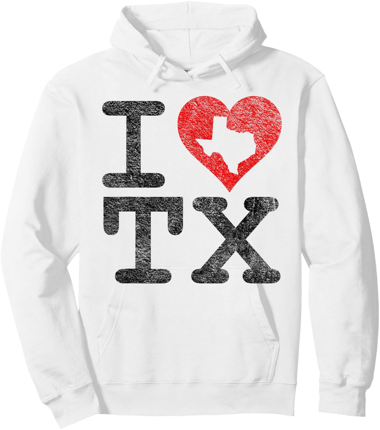 I Love Texas I Heart Tx Flag the Lonestar State Love Pride Hoodie - Hoodie | White