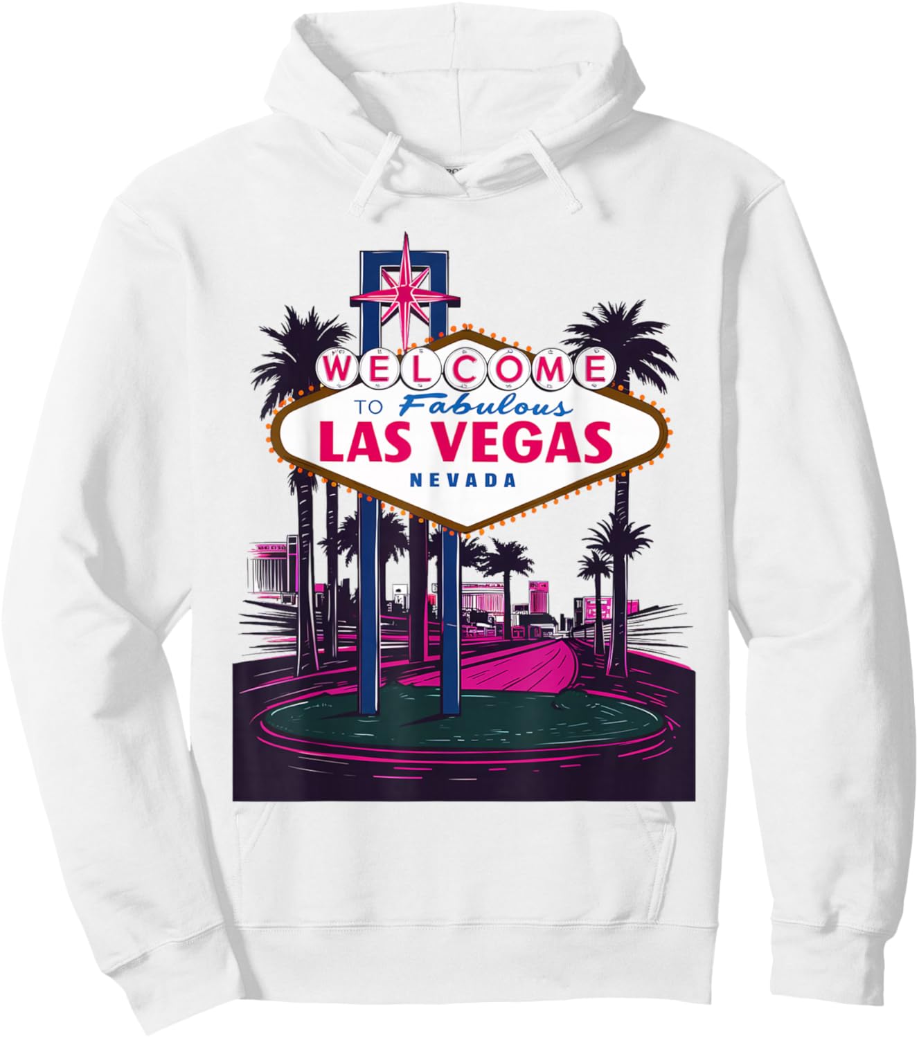 I Love Las Vegas Nevada City Vegas Souvenir Gifts Las Hoodie - Hoodie | White