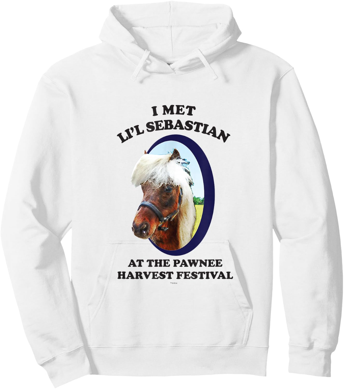 Parks and Recreation Li'l Sebastian Hoodie - Hoodie | White