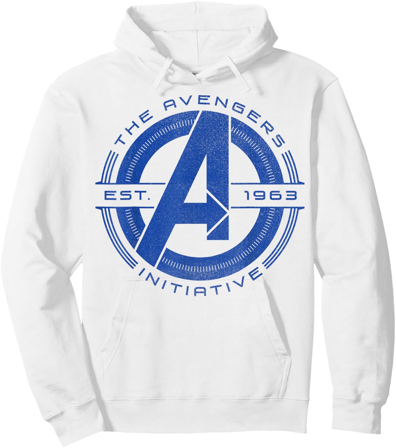 Marvel The Avengers Initiative Circle Logo Hoodie - Hoodie | White