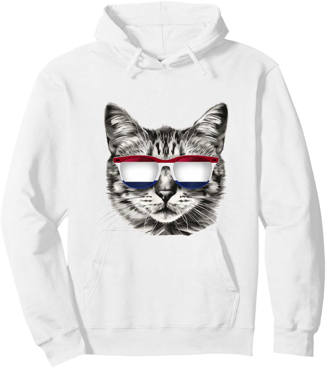 Dutch Flag Cat Owner Souvenirs Products Kitten Netherlands Women Kids Hoodie - Hoodie | White