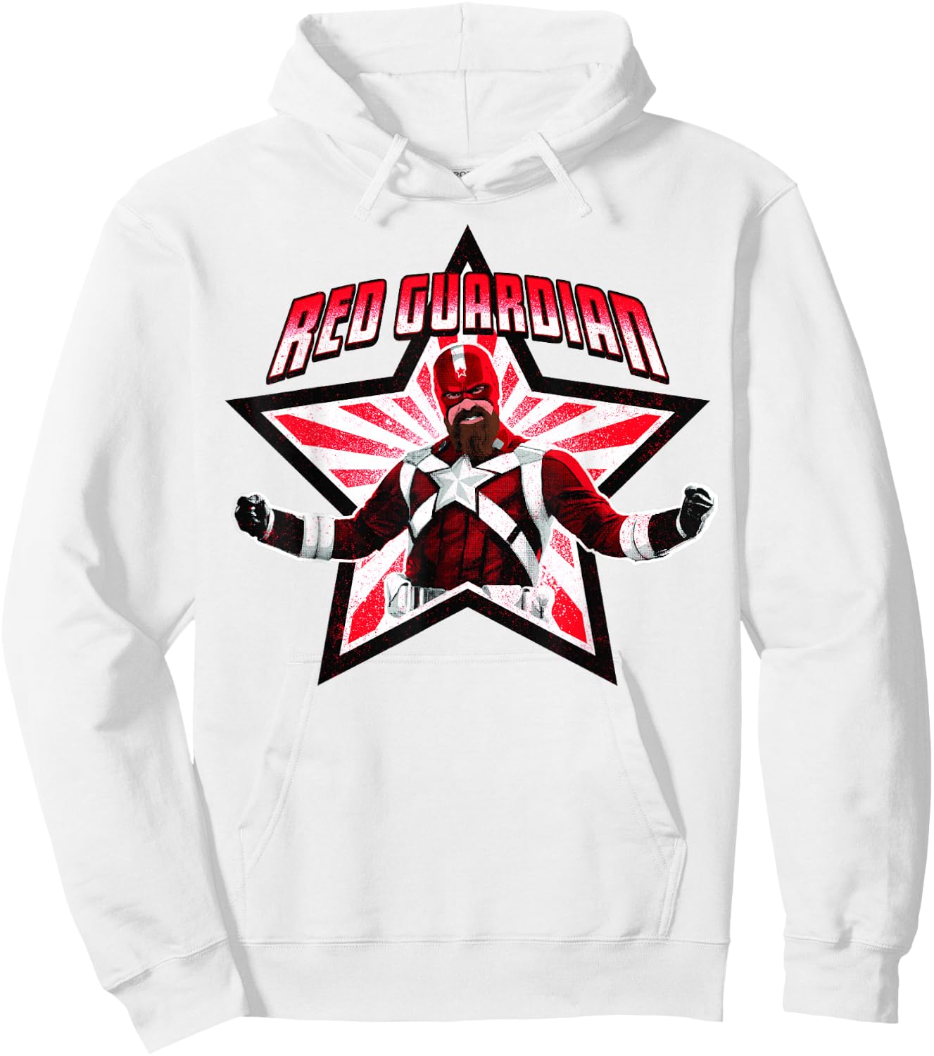 Marvel Black Widow Red Guardian Portrait Hoodie - Hoodie | White