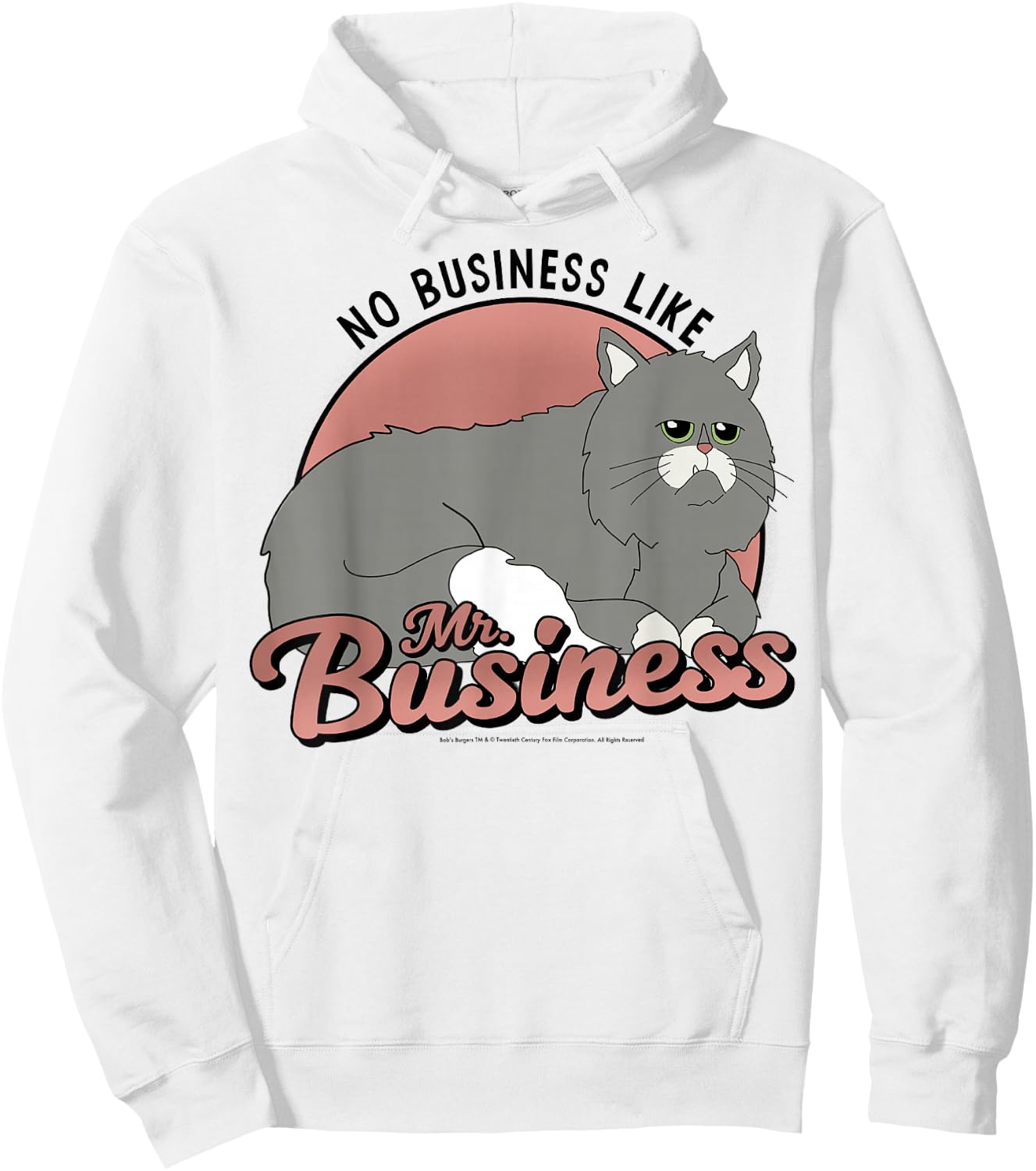 Bob's Burgers No Business Like Mr. Business Hoodie - Hoodie | White