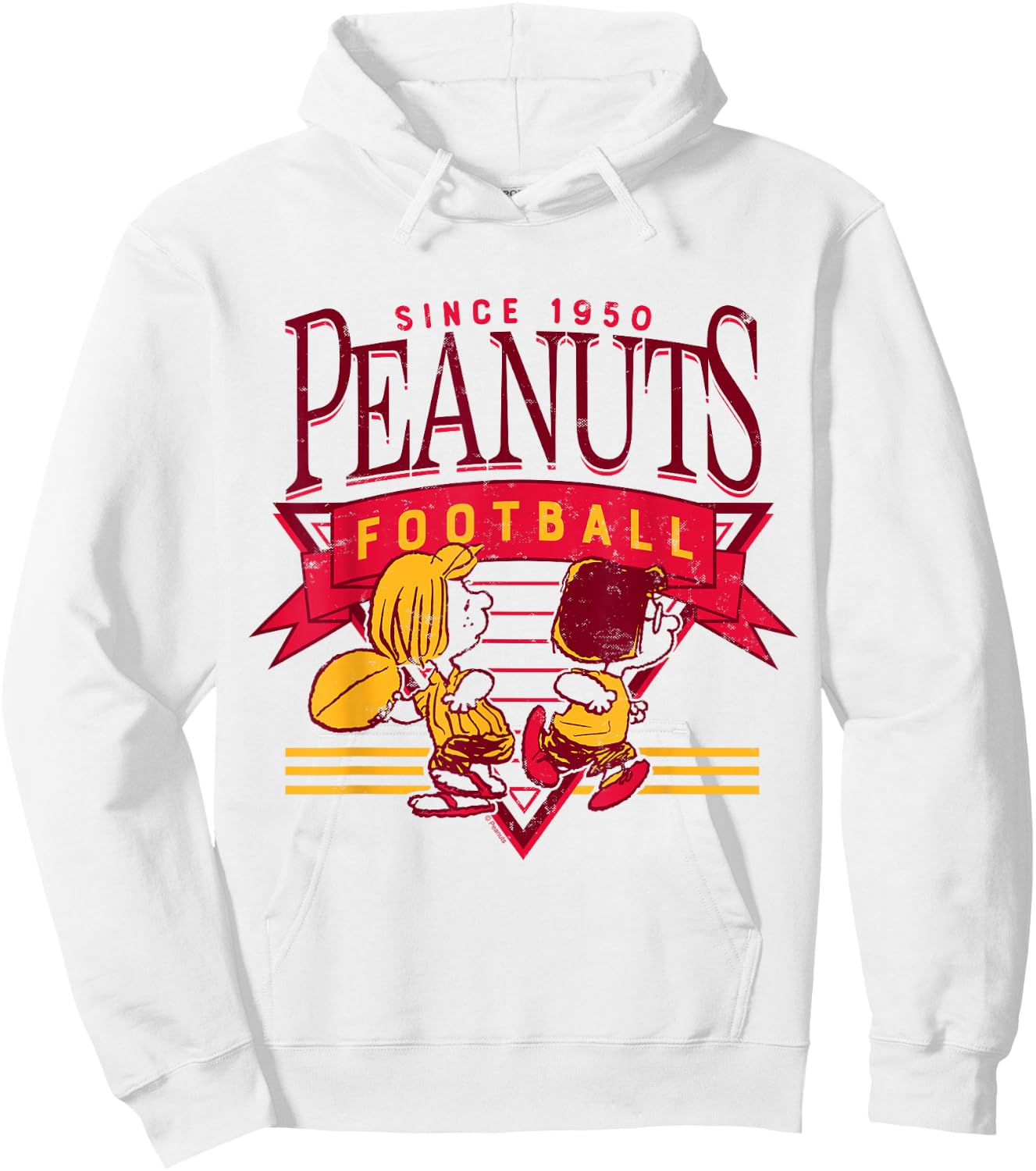 Peanuts - Football Peppermint Patty and Marcie Since 1950 Hoodie - Hoodie | White