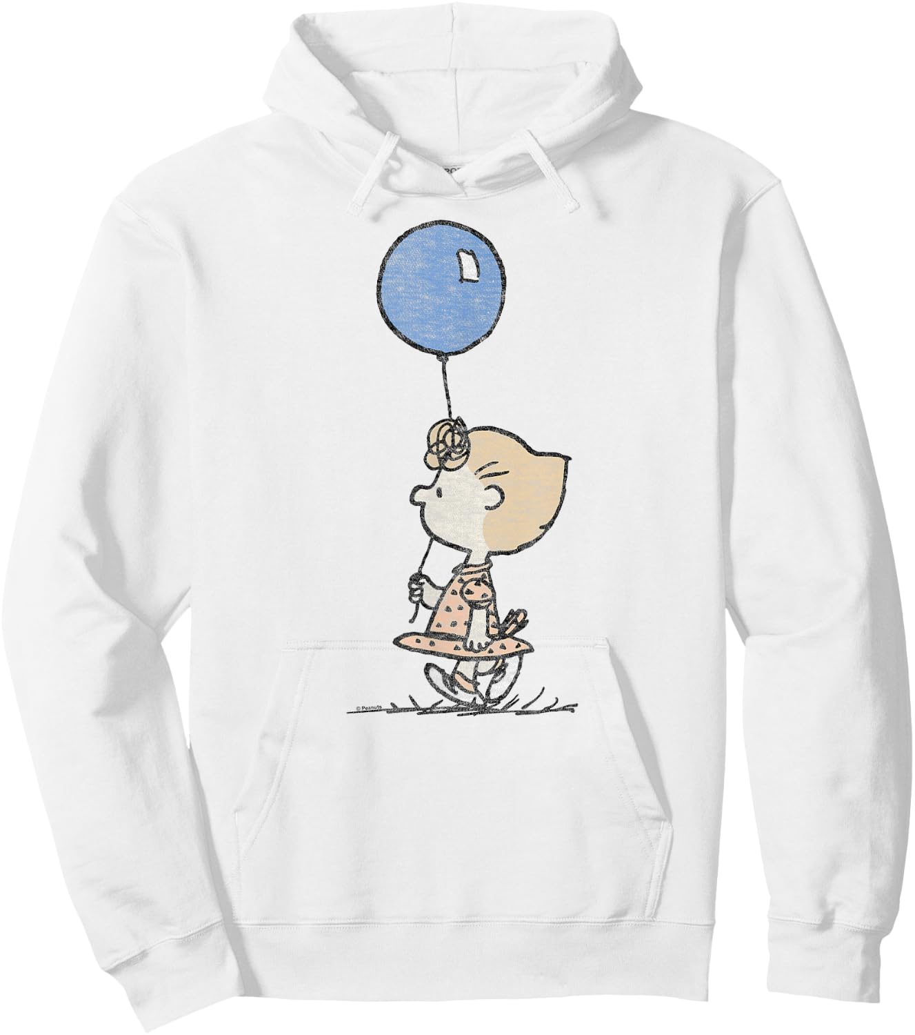 Peanuts - Sally Brown Holding Balloon Hoodie - Hoodie | White