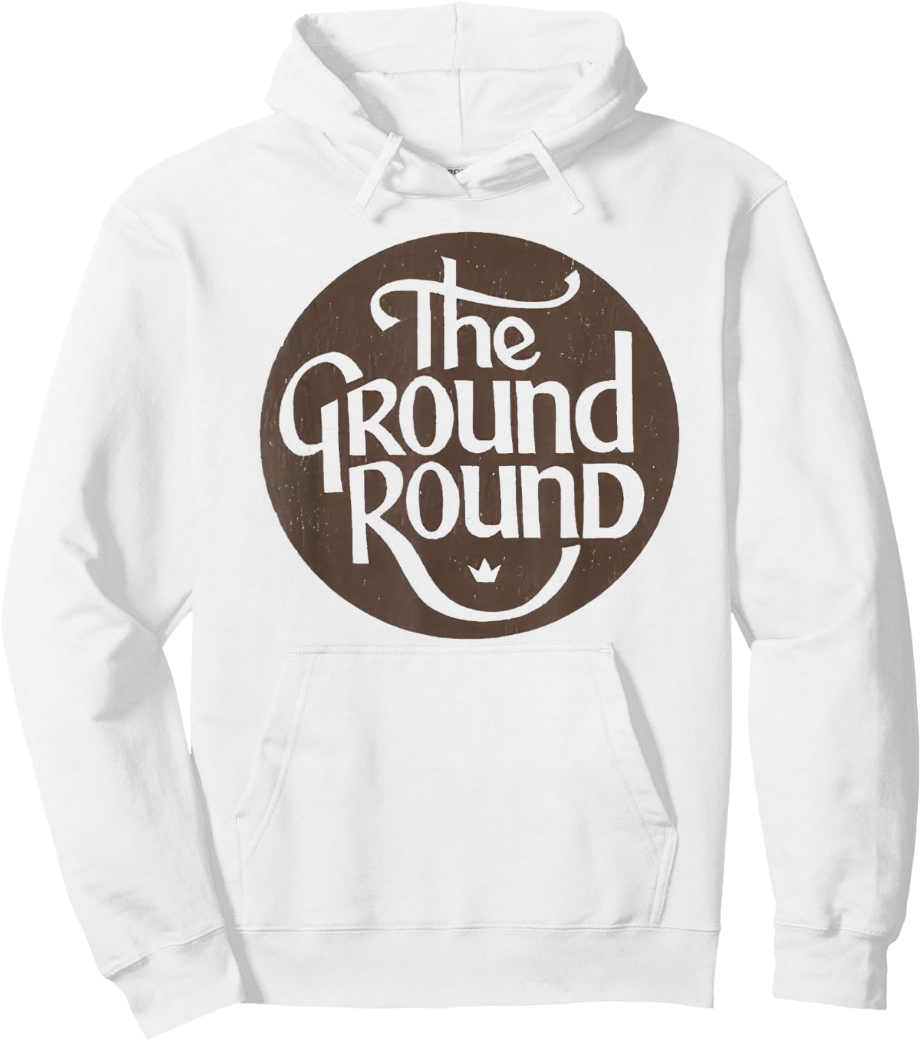 The Ground Round Restaurant Retro Vintage Hoodie - Hoodie | White