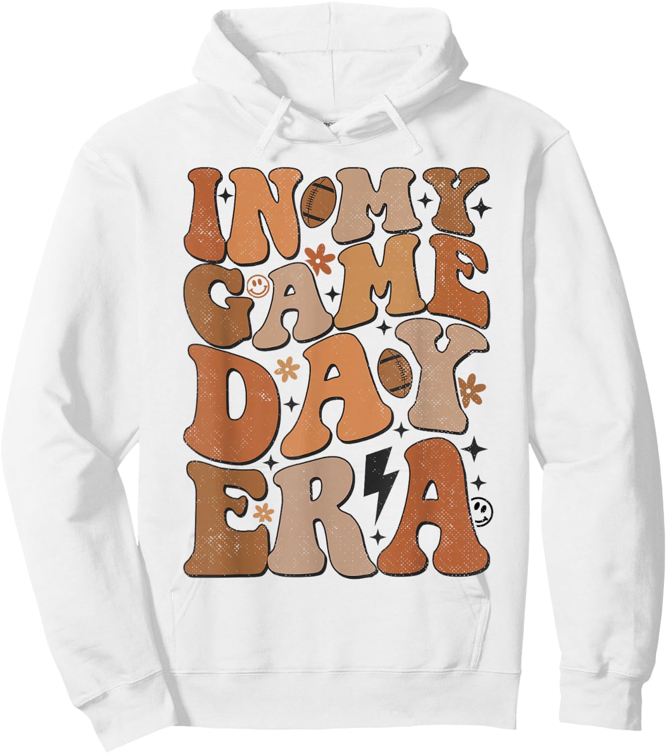 In My Game Day Era Football Game Day Vibes For Boy Girl Kids Hoodie - Hoodie | White