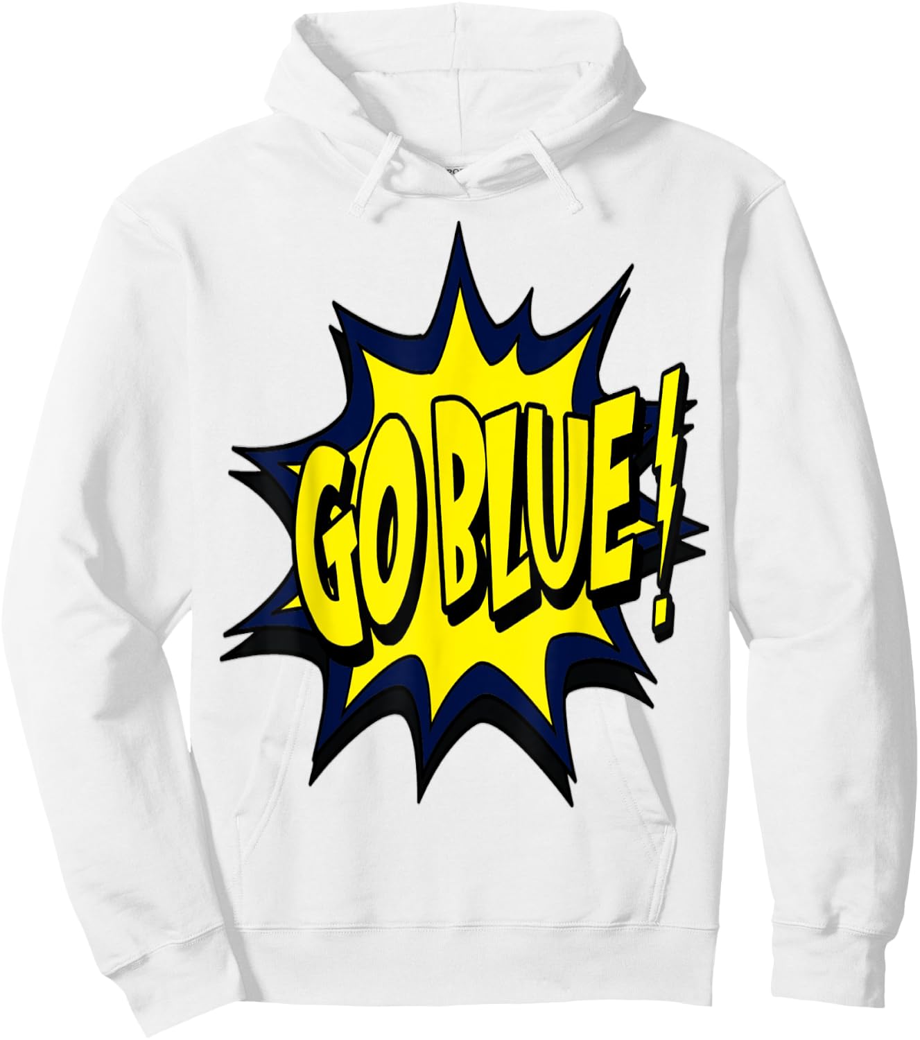 Go blue Michigan Hoodie - Hoodie | White