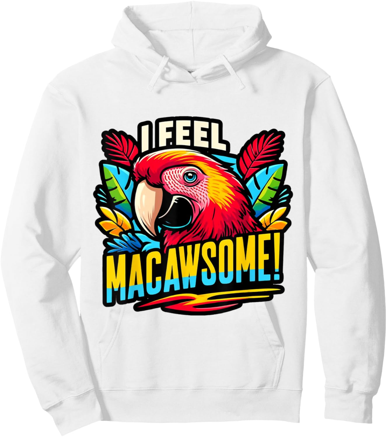 Macaw Shirt Scarlet Macaw Pet Bird Parrot Macaw Hoodie - Hoodie | White