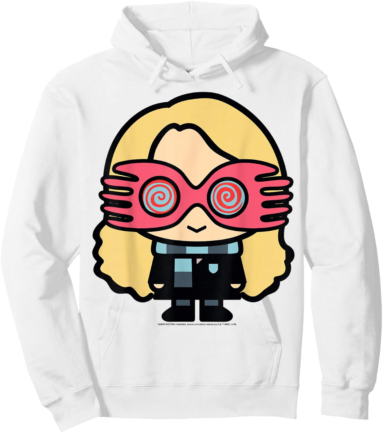 Harry Potter Luna Lovegood Cute Cartoon Style Portrait Hoodie - Hoodie | White