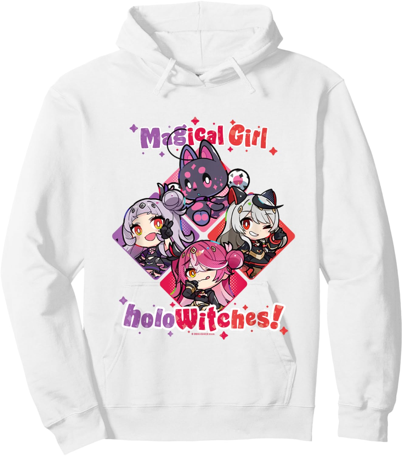 Magical Girl holoWitches! Shion/Marine/Chloe Hoodie - Hoodie | White
