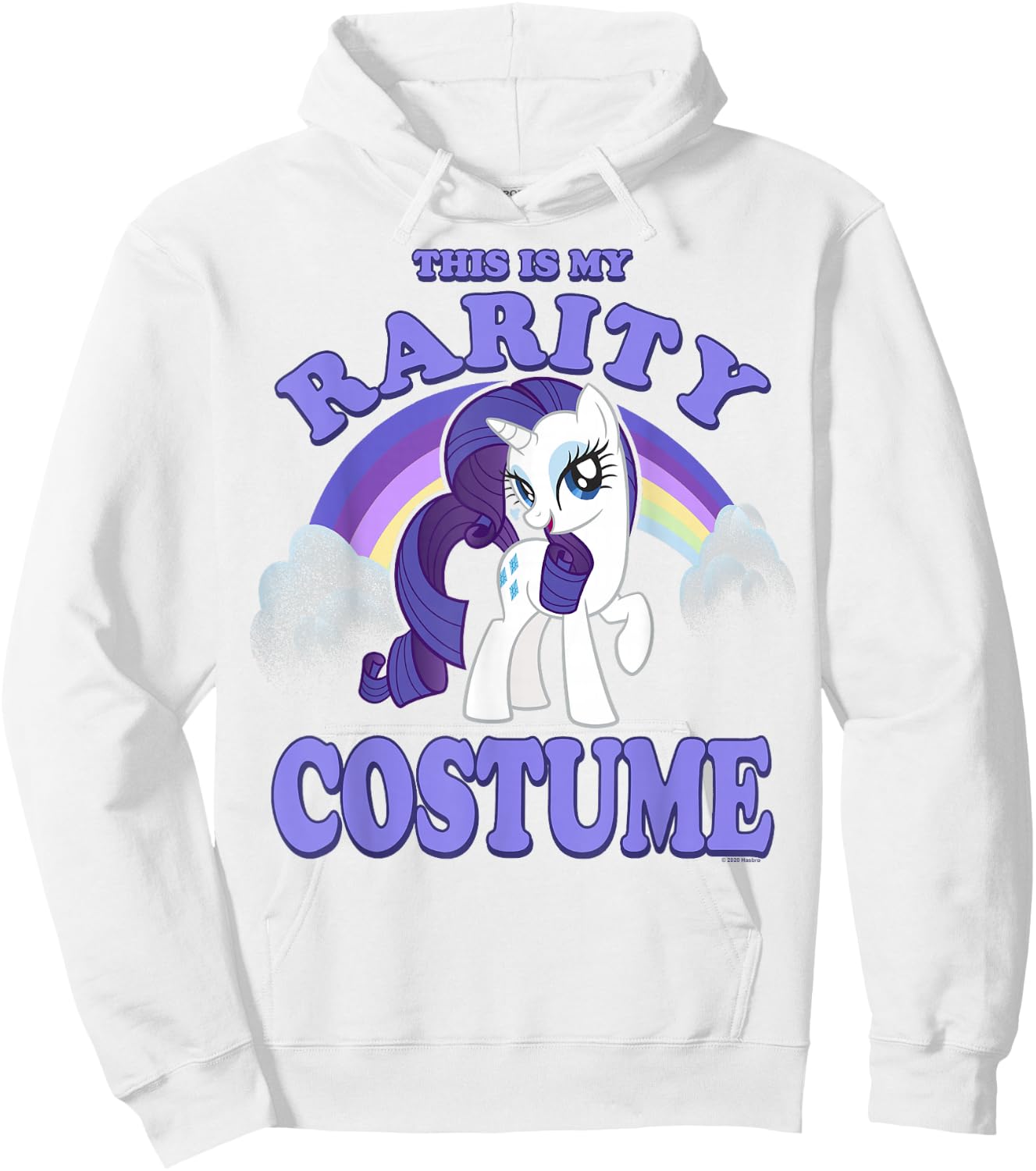 My Little Pony: Friendship Is Magic Rarity Halloween Costume Hoodie - Hoodie | White