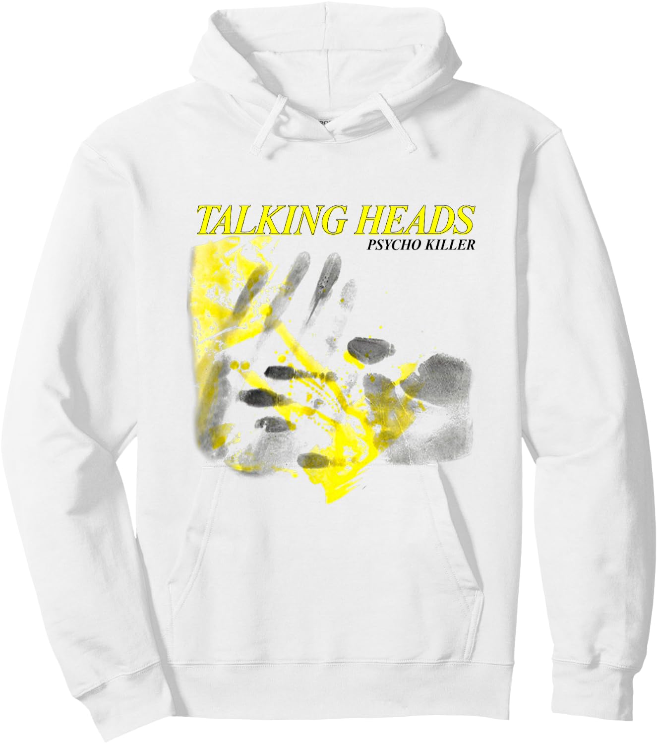 Talking Heads Psycho Killer Hands Hoodie - Hoodie | White