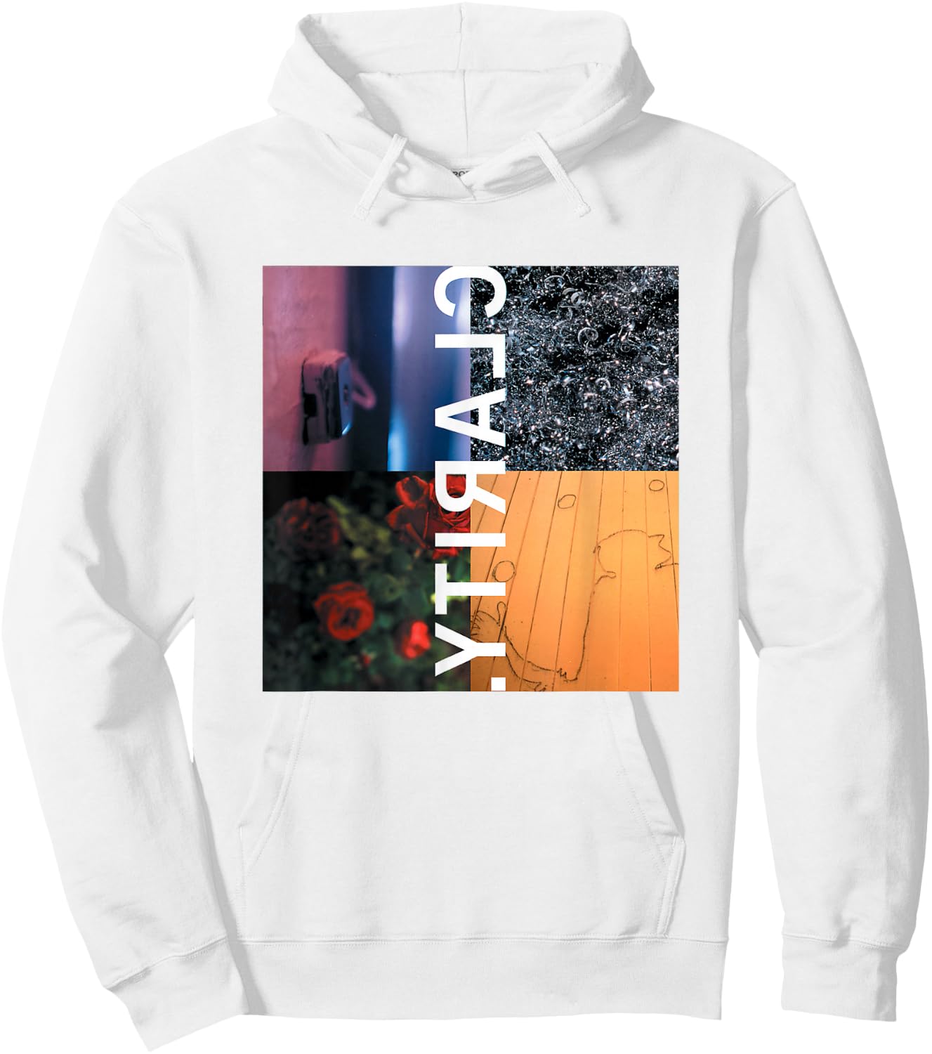 Jimmy Eat World - Official Merchandise - Clarity Hoodie - Hoodie | White