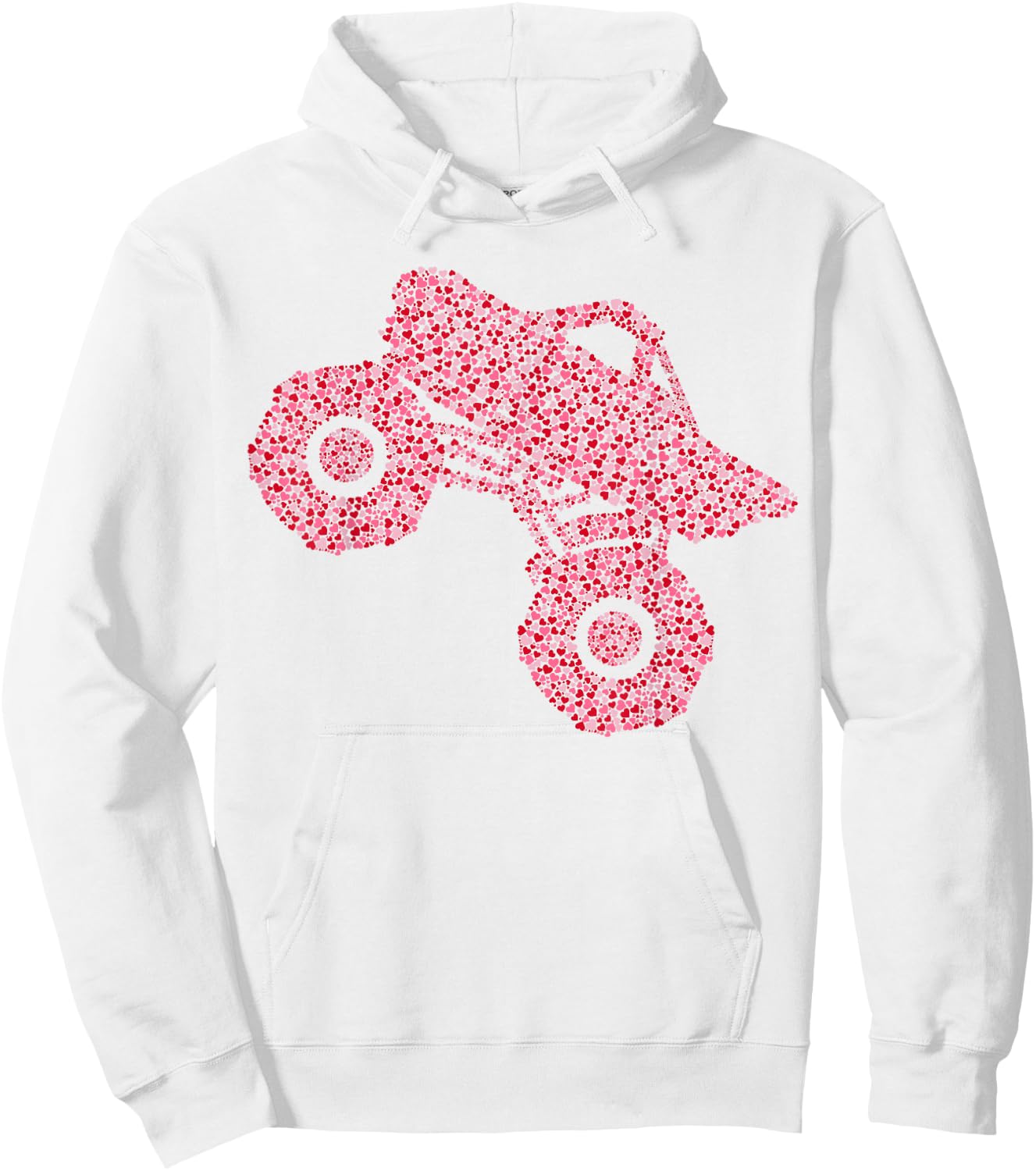 Monster Truck Girls Women Hoodie - Hoodie | White