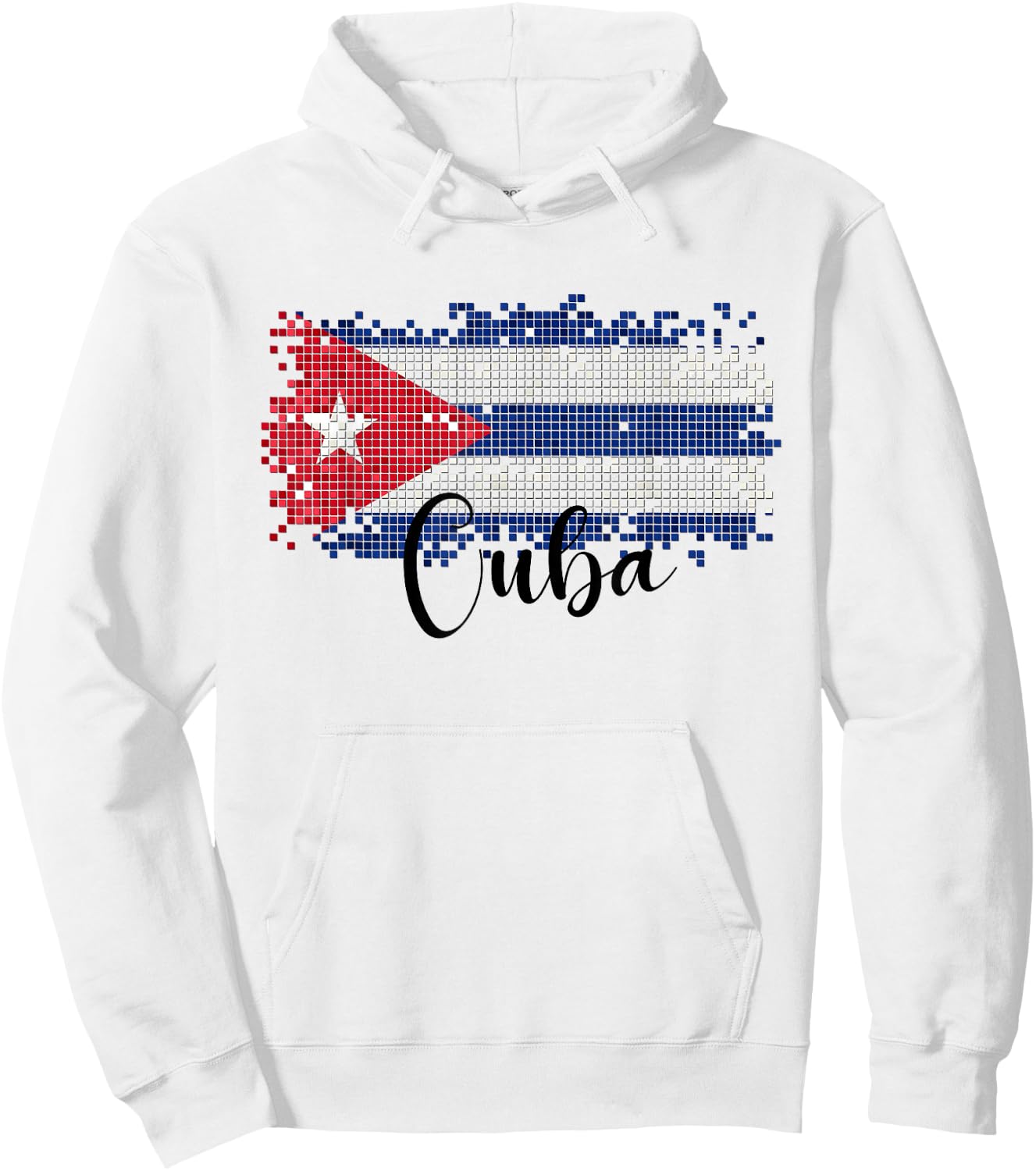Cuba Flag , Cuban maps, Cuba and Men Hoodie - Hoodie | White