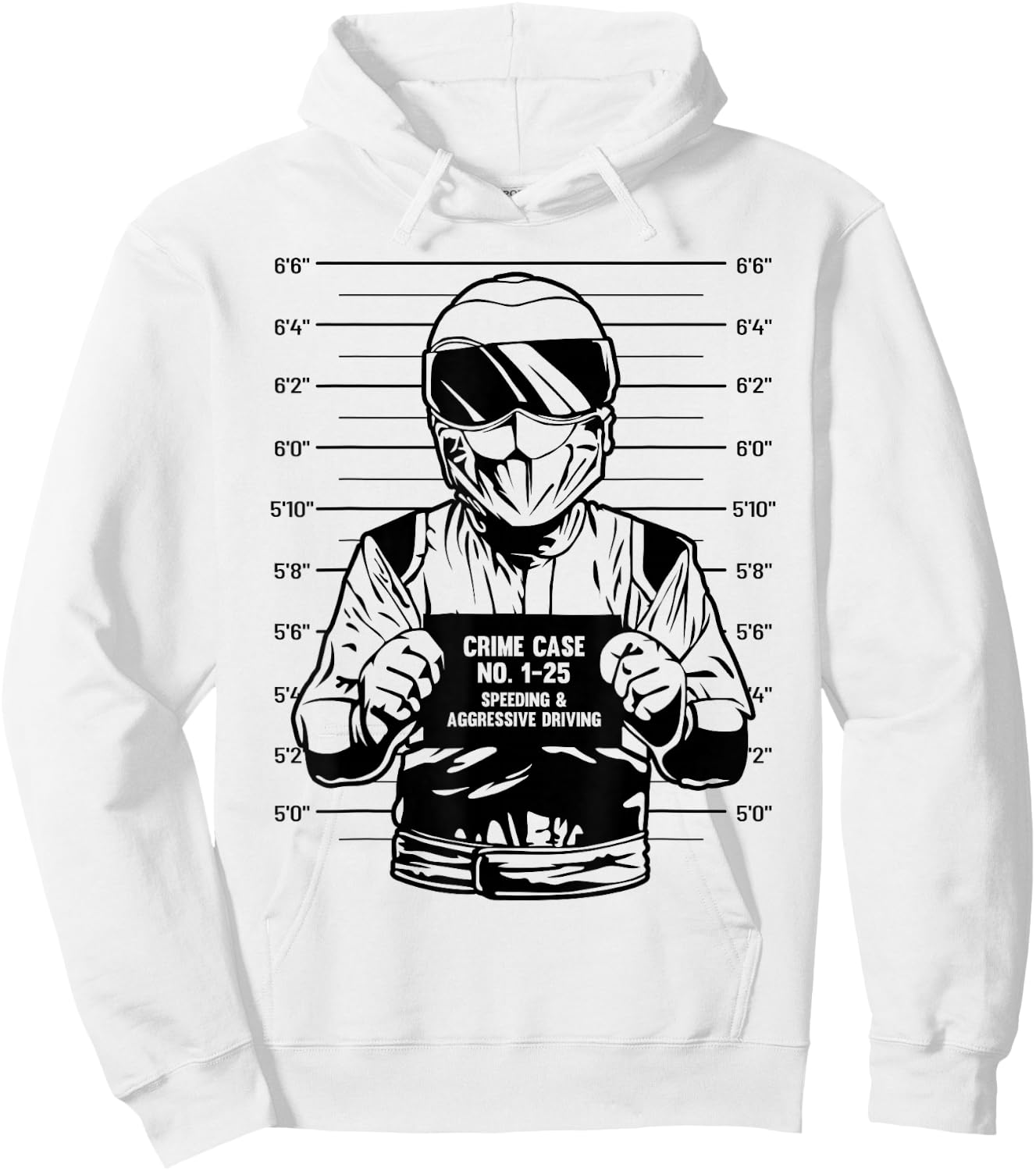Funny Biker Motorcyclist Motorbike Motorcycling Bike Hoodie - Hoodie | White
