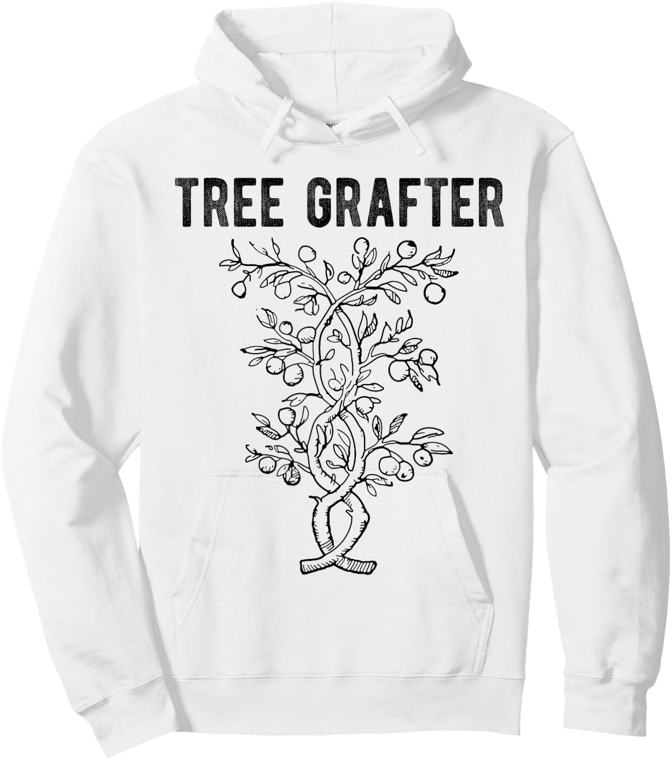 Tree Grafting Horticulture Budding Plant Grafter Hoodie - Hoodie | White