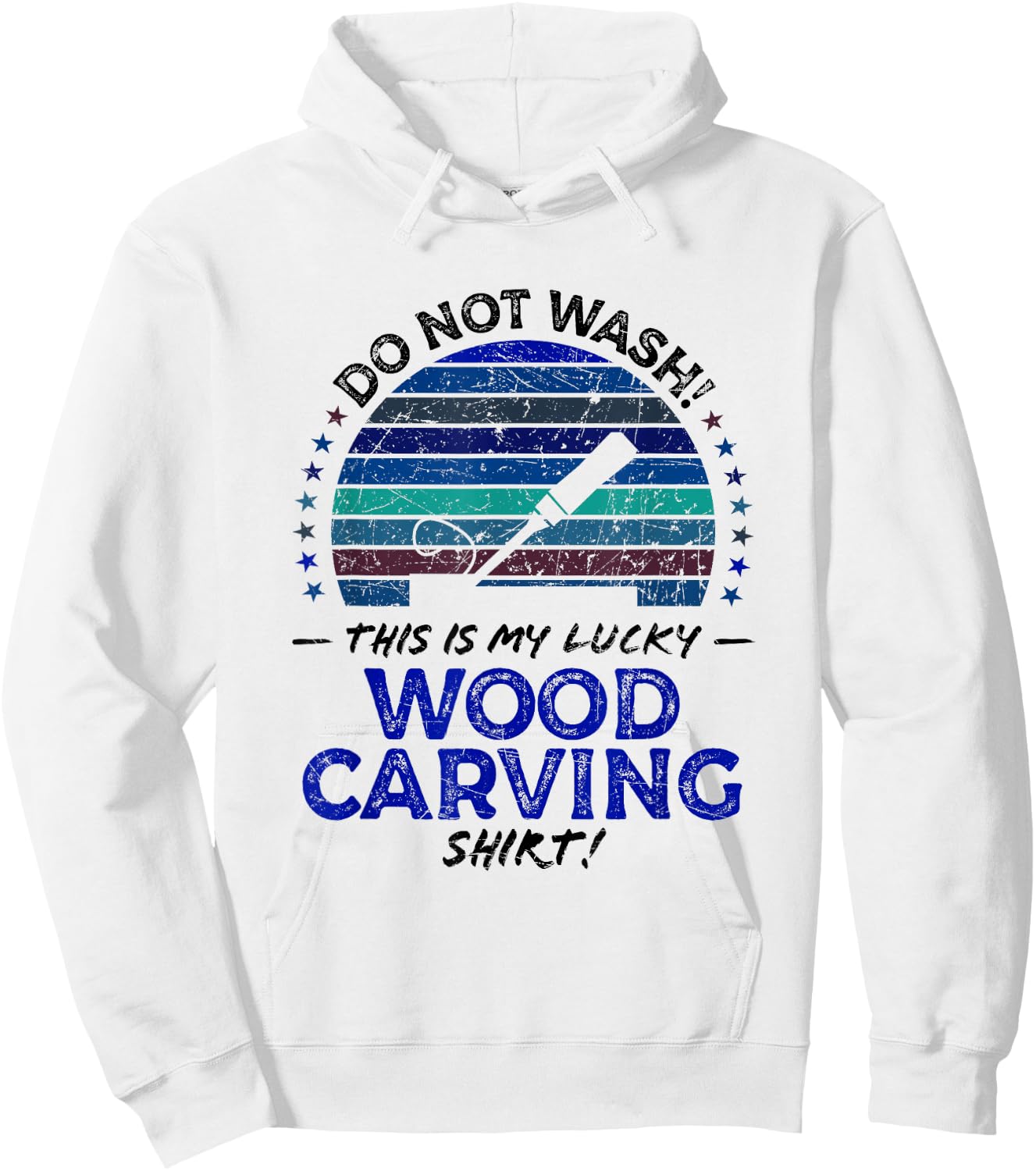 Wood Carver Funny Carving Lover Quote Dad Husband Graphic Hoodie - Hoodie | White