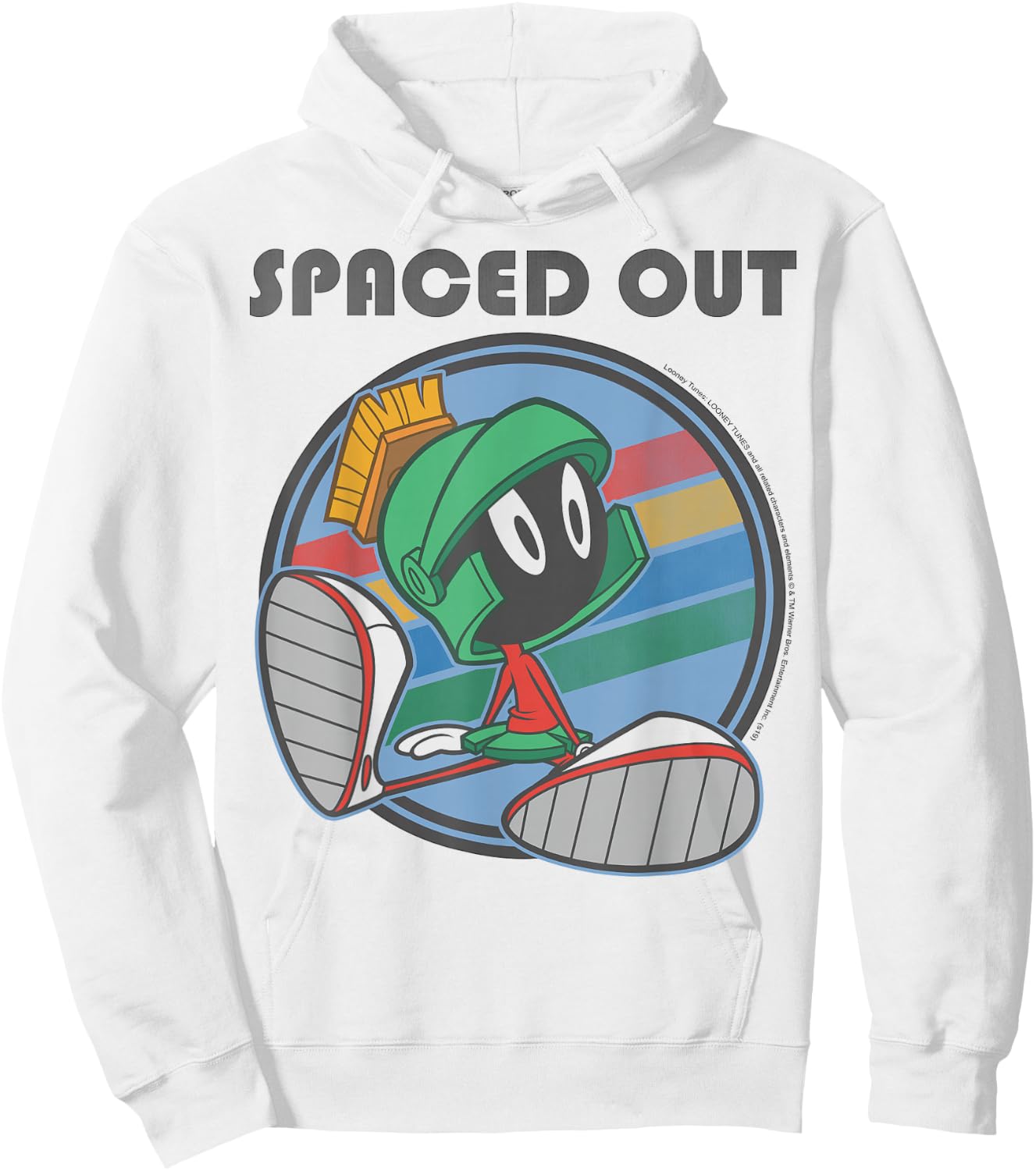 Looney Tunes Marvin The Martian Spaced Out Hoodie - Hoodie | White