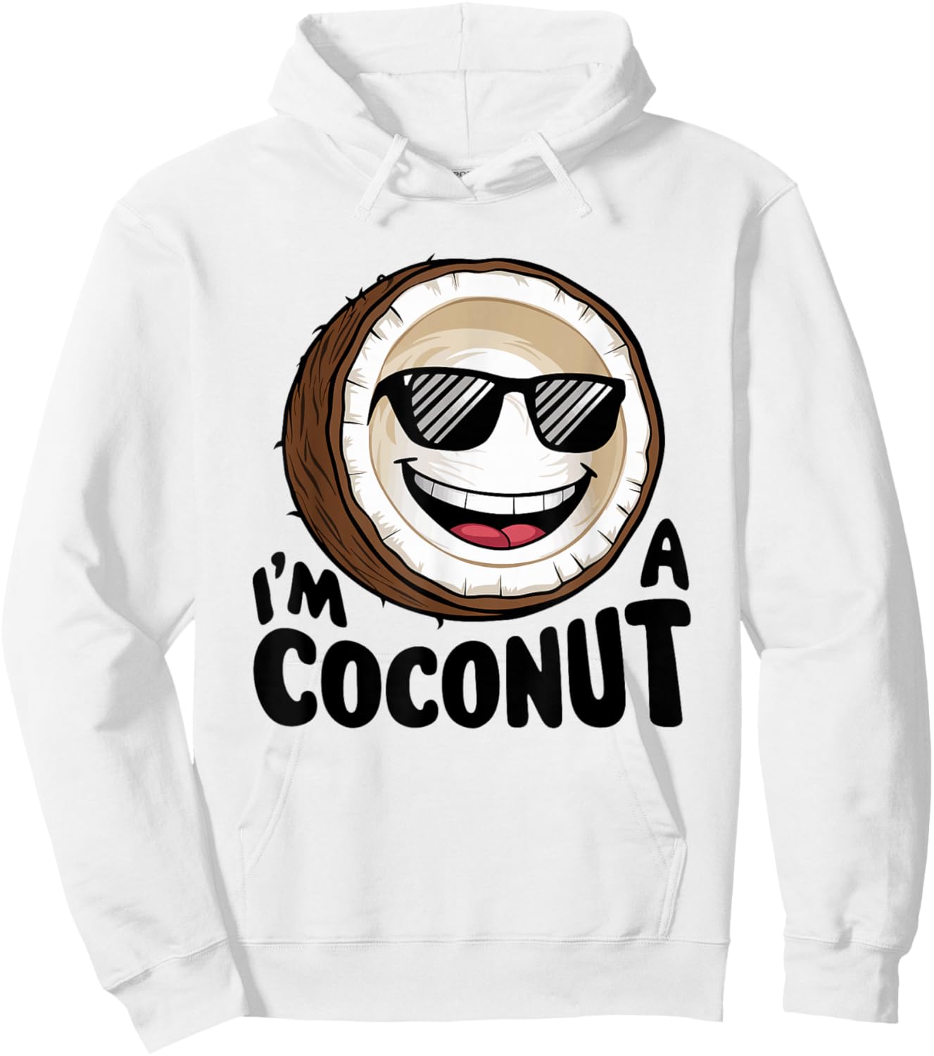 Coconut Costume I'm A Coconut Hoodie - Hoodie | White