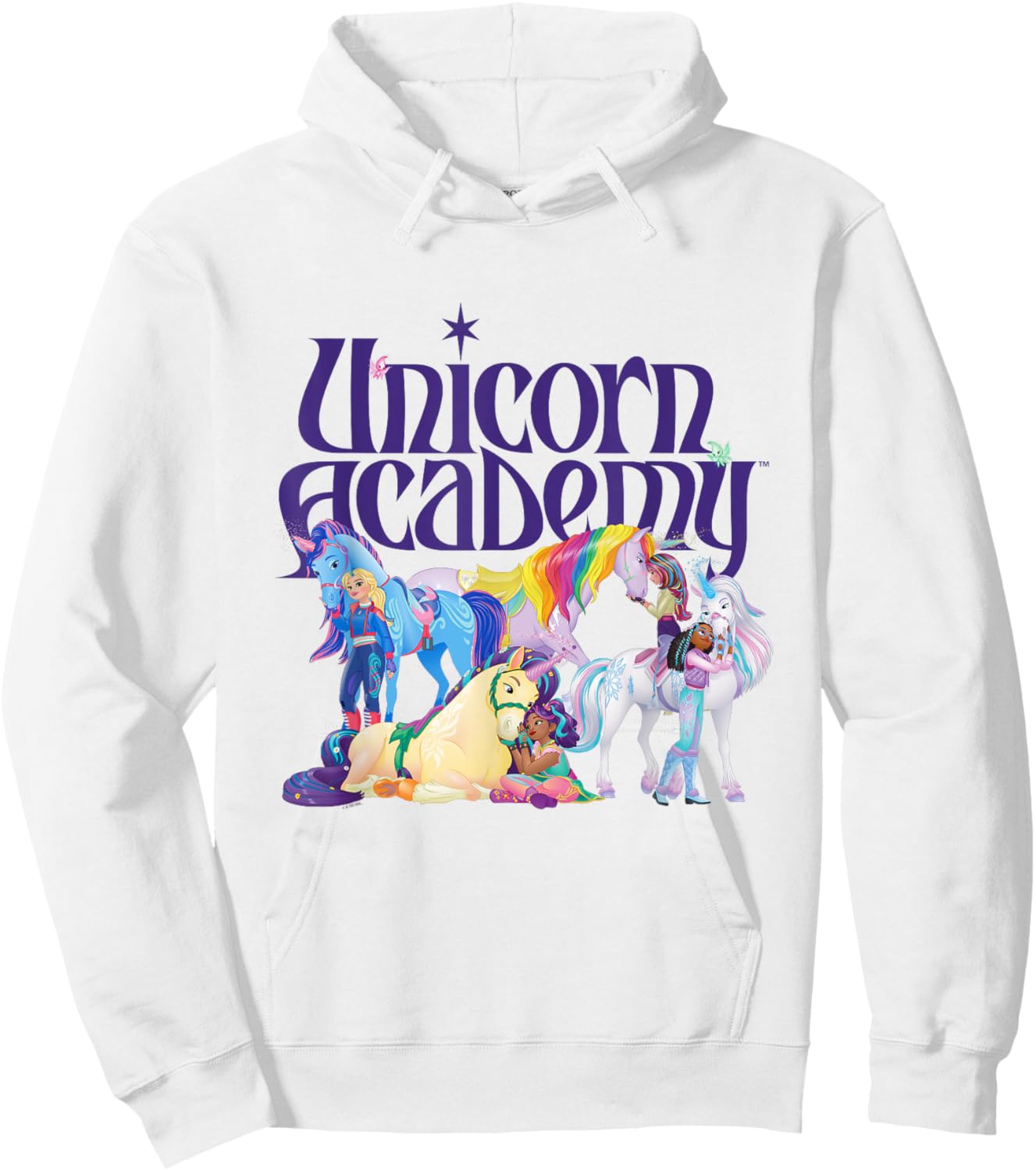 Riders and Unicorns Hoodie - Hoodie | White