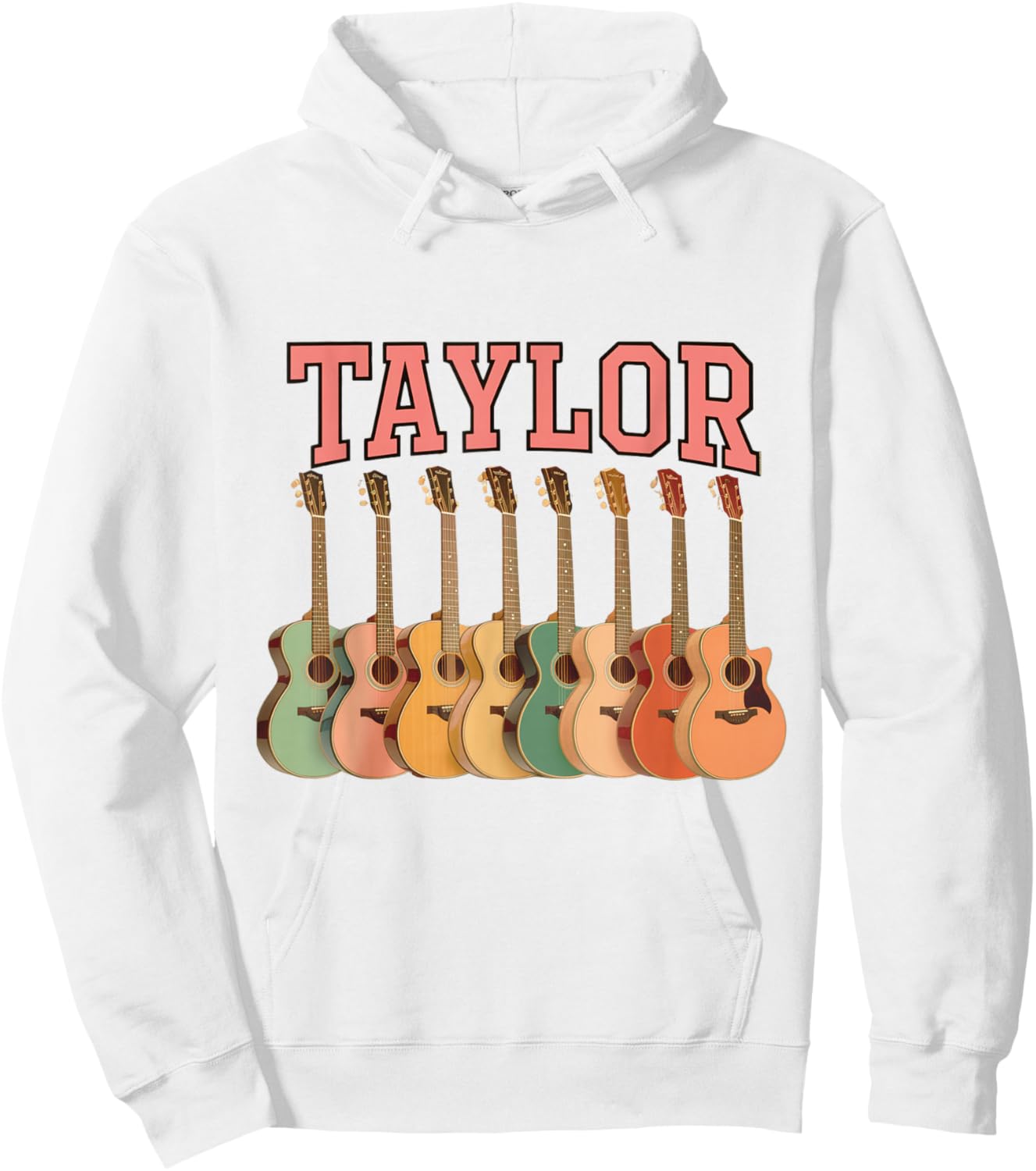 Taylor Guitar Collegiate Hoodie - Hoodie | White