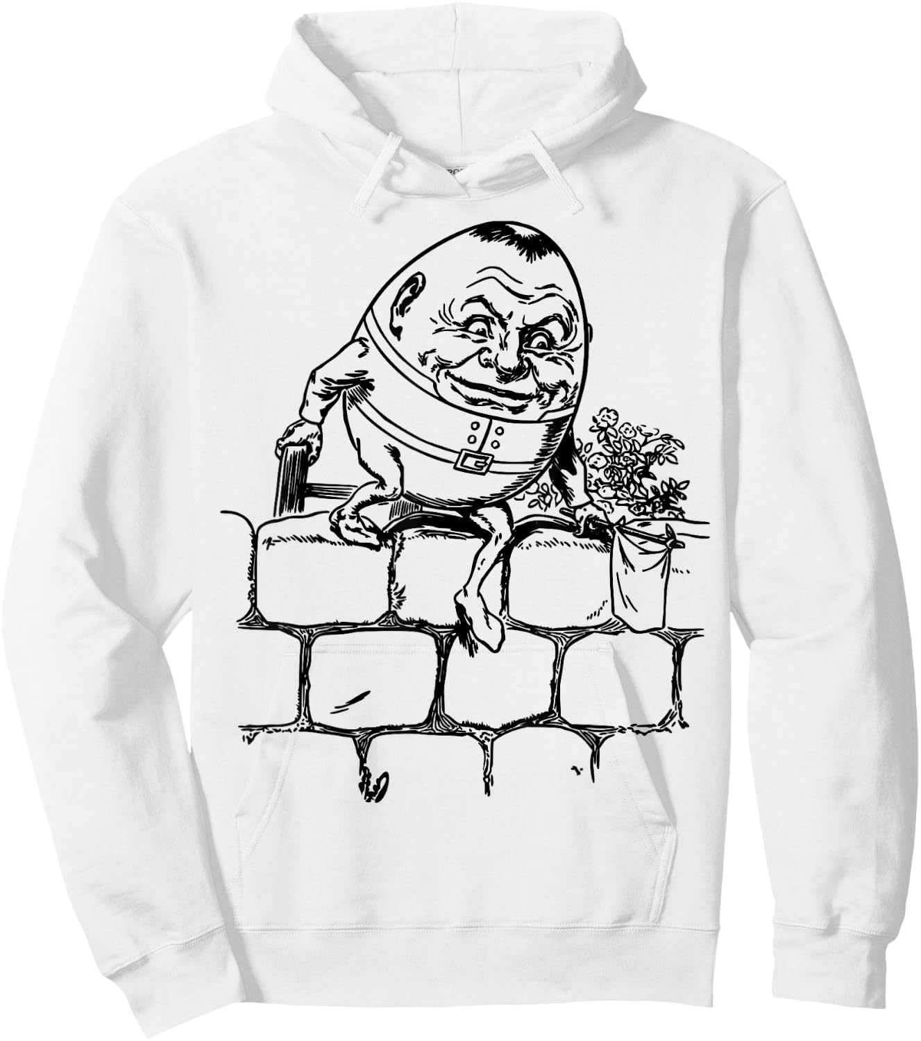 Humpty Dumpty Wall Hoodie - Hoodie | White