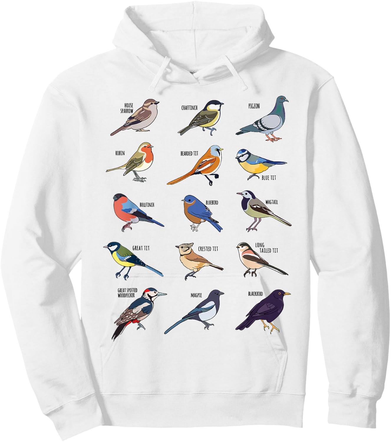 Ornithology Birds Birdwatching Birding Gift & Women Hoodie - Hoodie | White