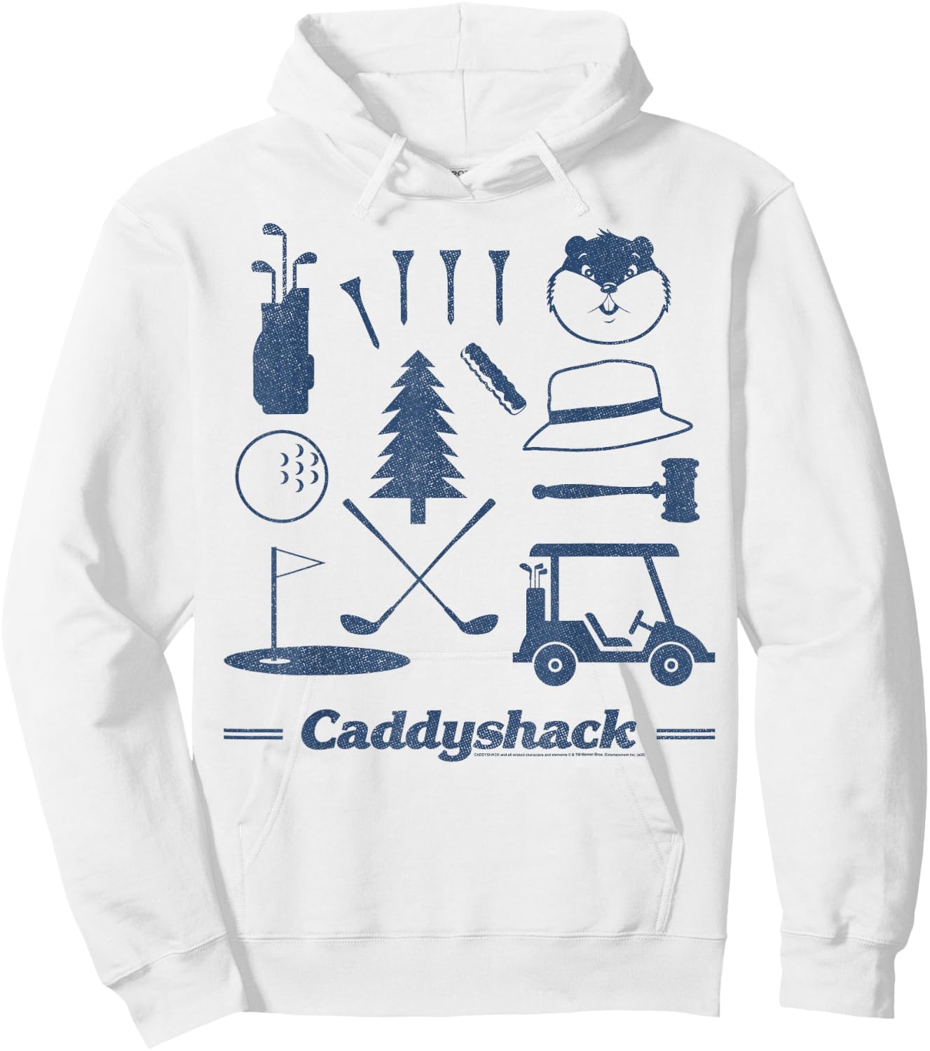 Caddyshack Icons Hoodie - Hoodie | White