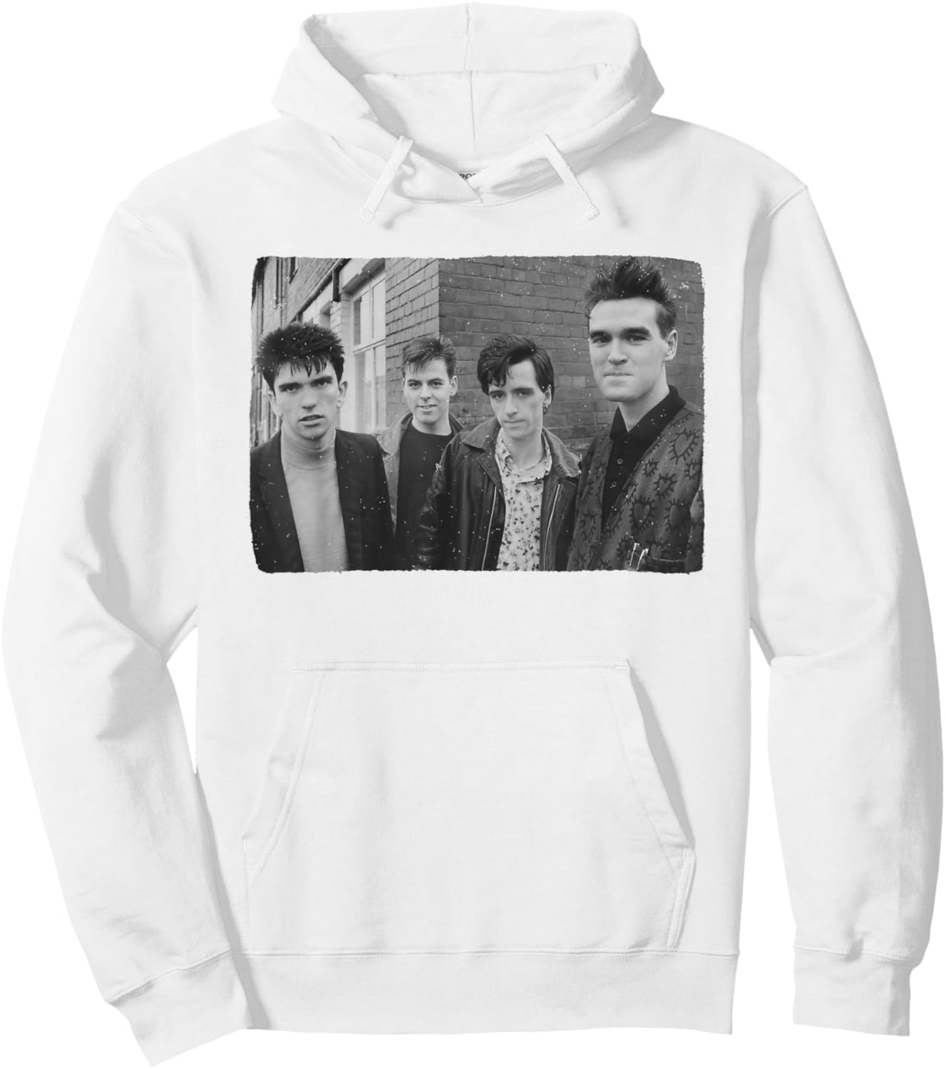 Morrissey The Smiths Band Street Photo 1985 Stephen Wright Hoodie - Hoodie | White