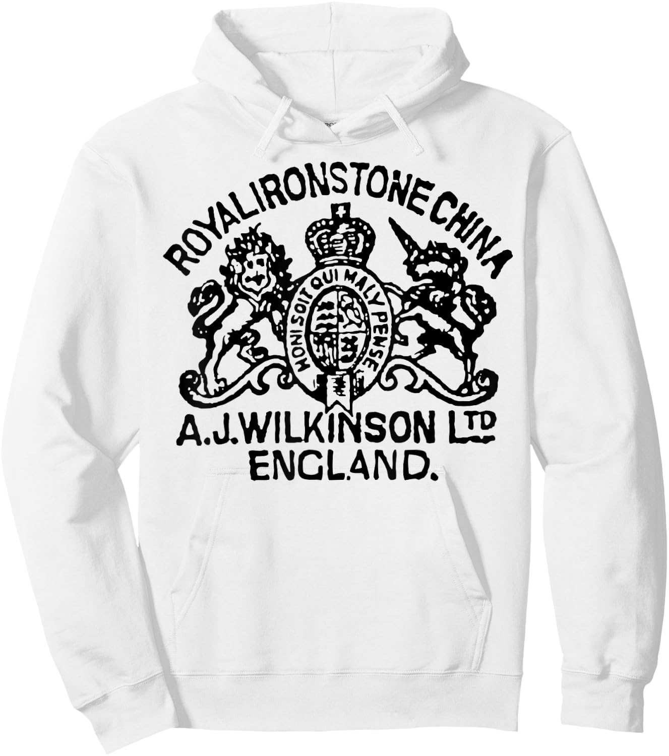 Royal Ironstone China England Hoodie - Hoodie | White