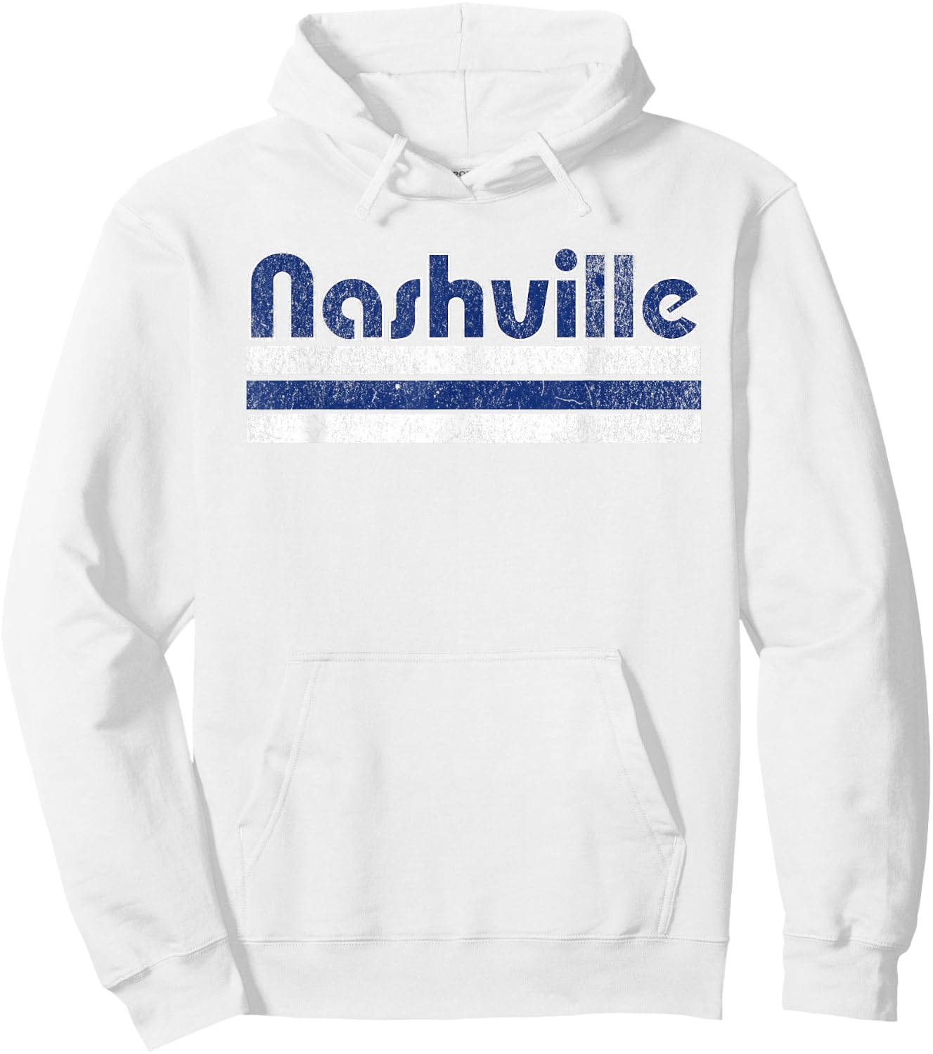 Nashville Soccer Vintage City Hoodie - Hoodie | White
