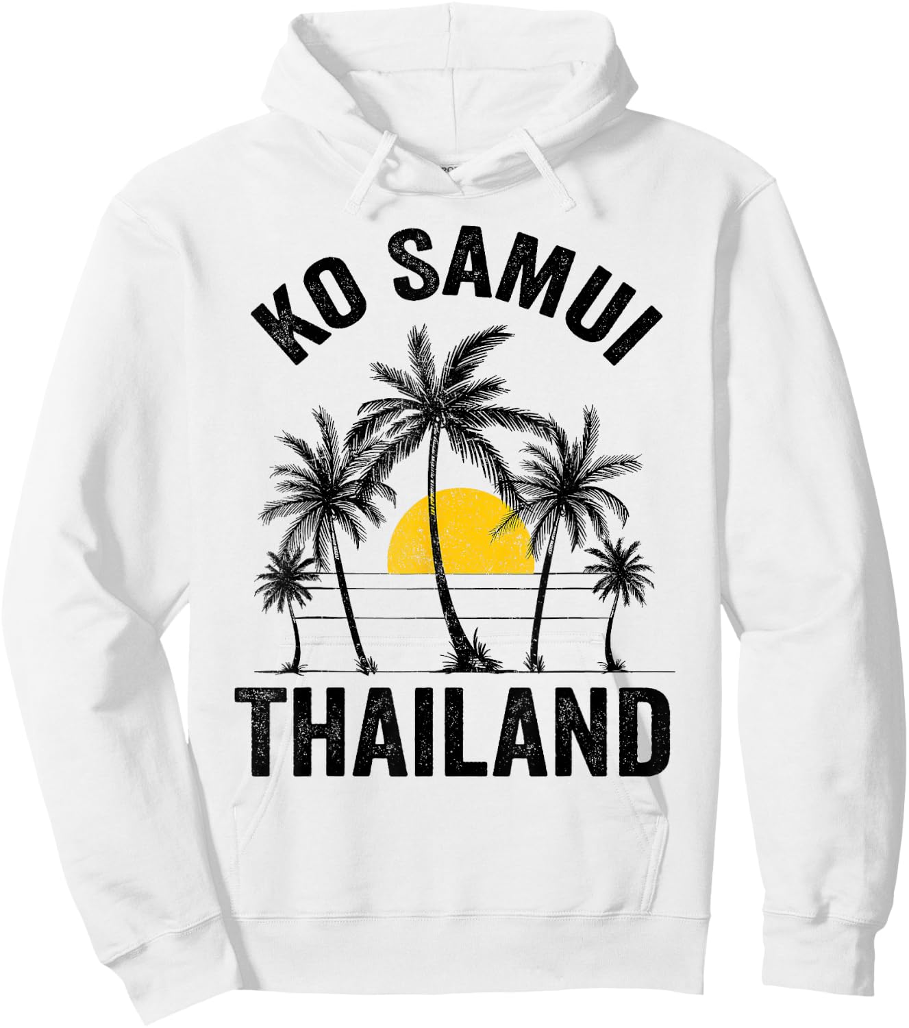 Ko Samui Beach Souvenir T Shirt Thailand 2021 Vacation Hoodie - Hoodie | White