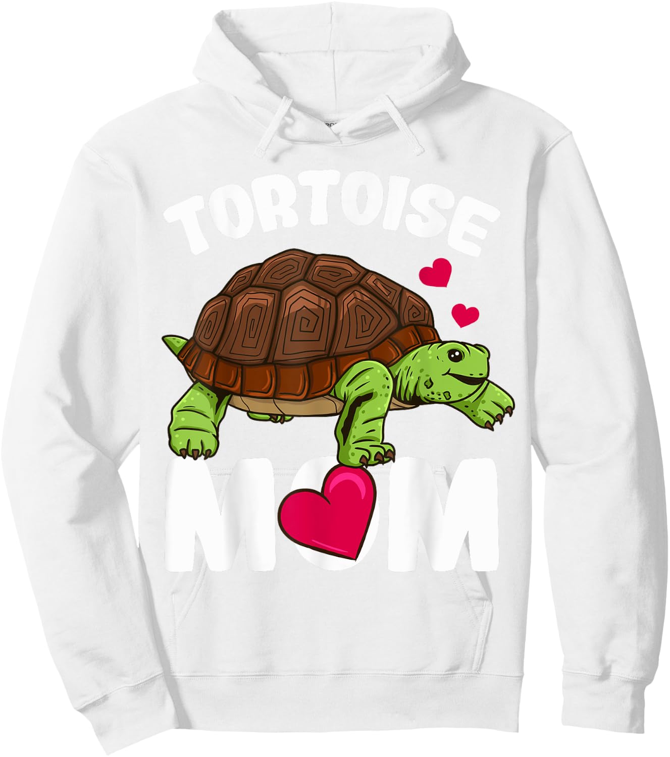 Tortoise Mom Hoodie - Hoodie | White