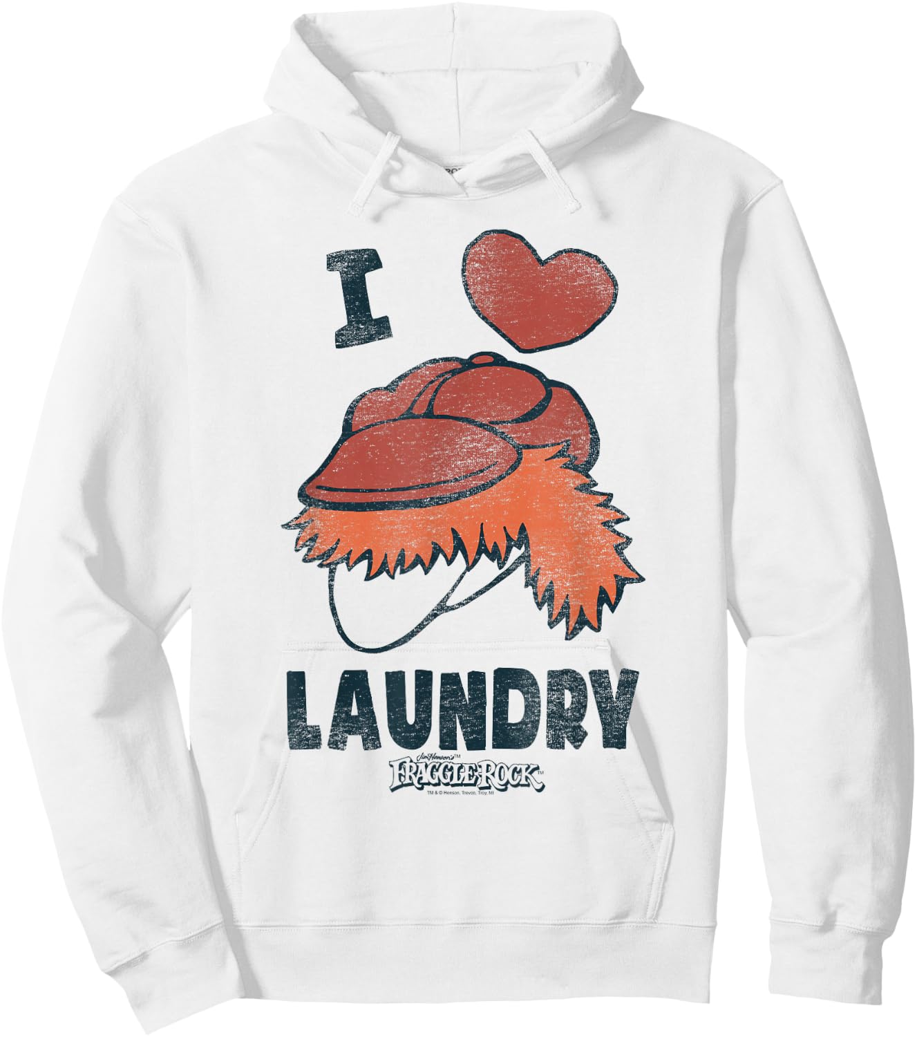 Fraggle Rock Laundry Lover Hoodie - Hoodie | White