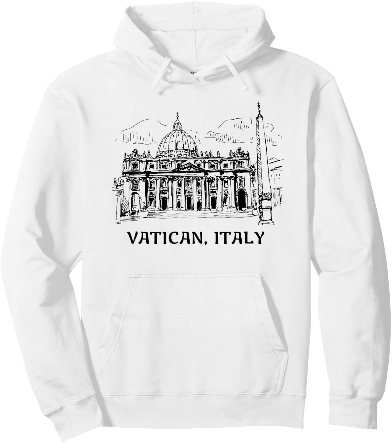 Tee4One Travel Vacation Countries Vatican City Italy Summer Travel Hoodie - Hoodie | White