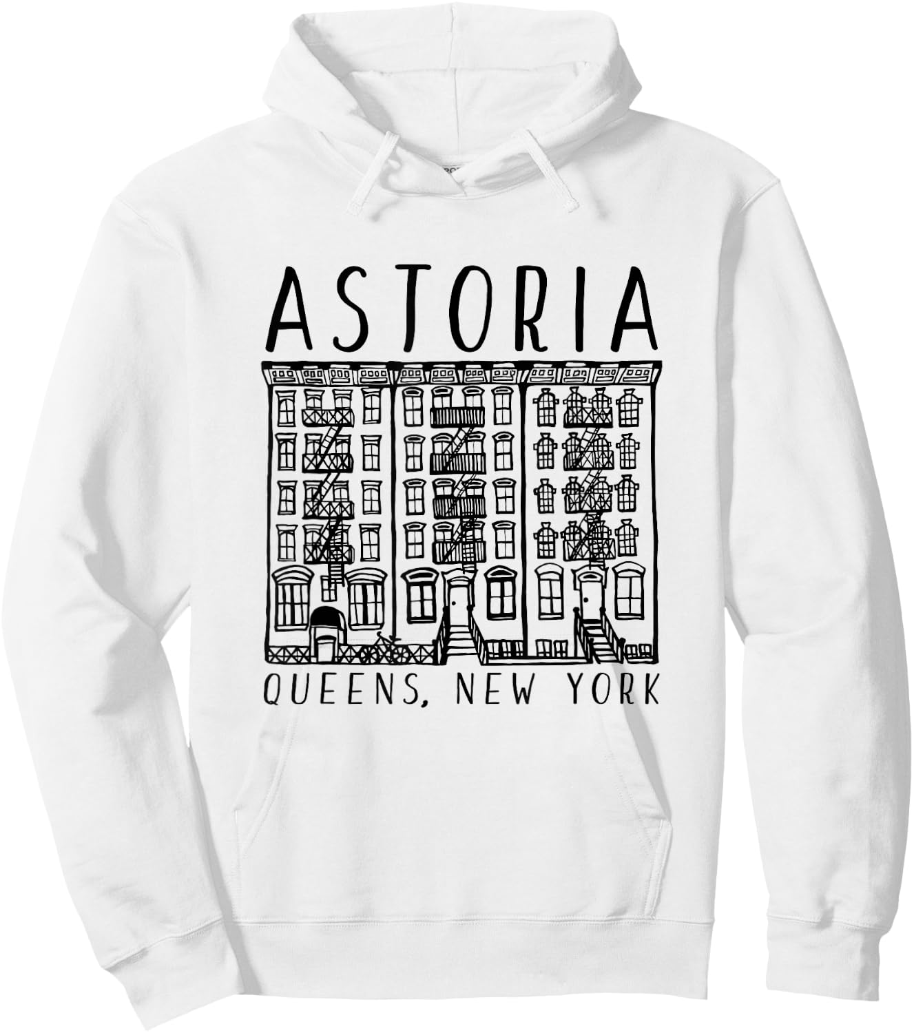 Astoria Queens Hoodie - Hoodie | White