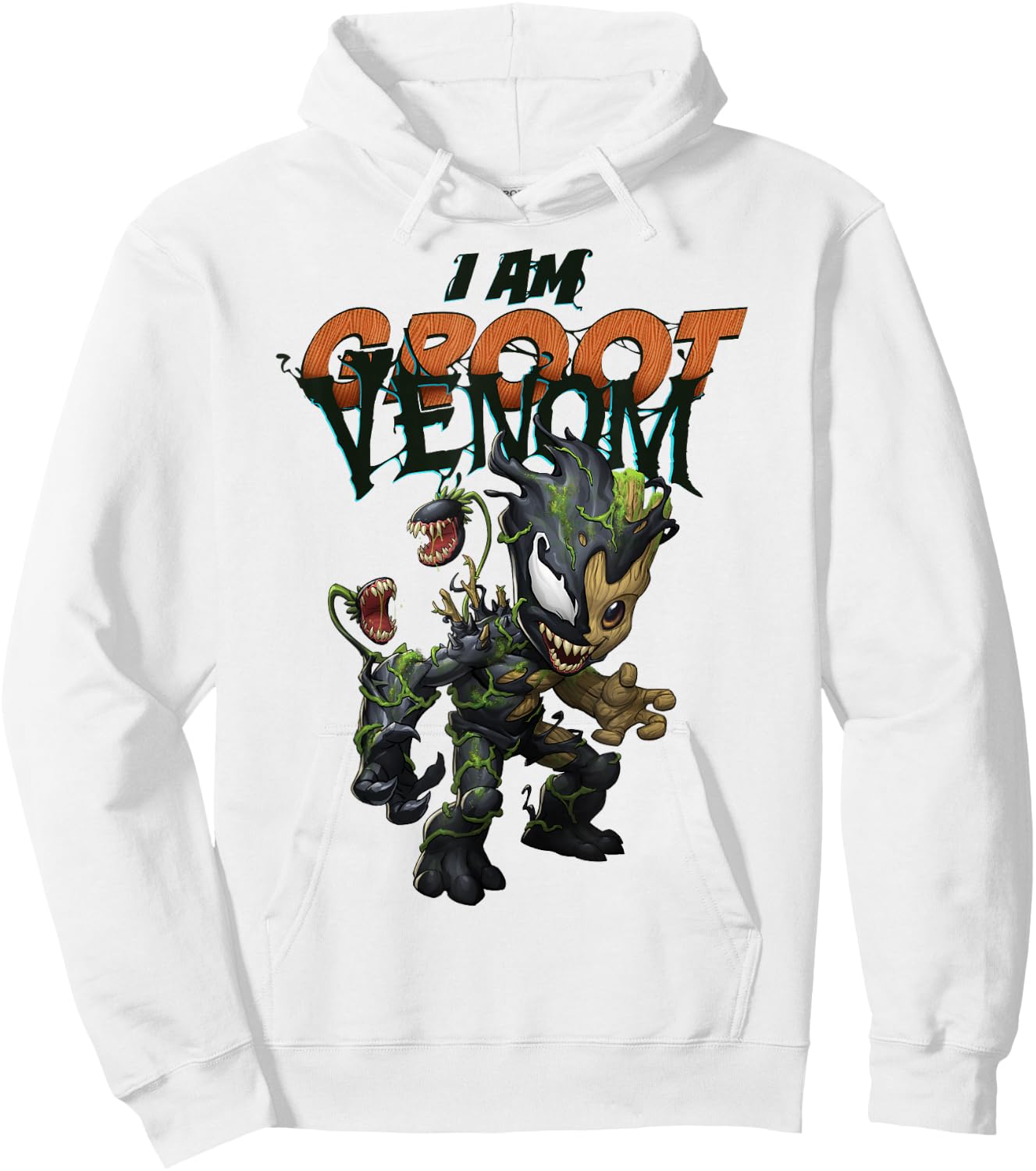 Marvel Spider-Man Maximum Venom I Am Groot Venom Small Hoodie - Hoodie | White